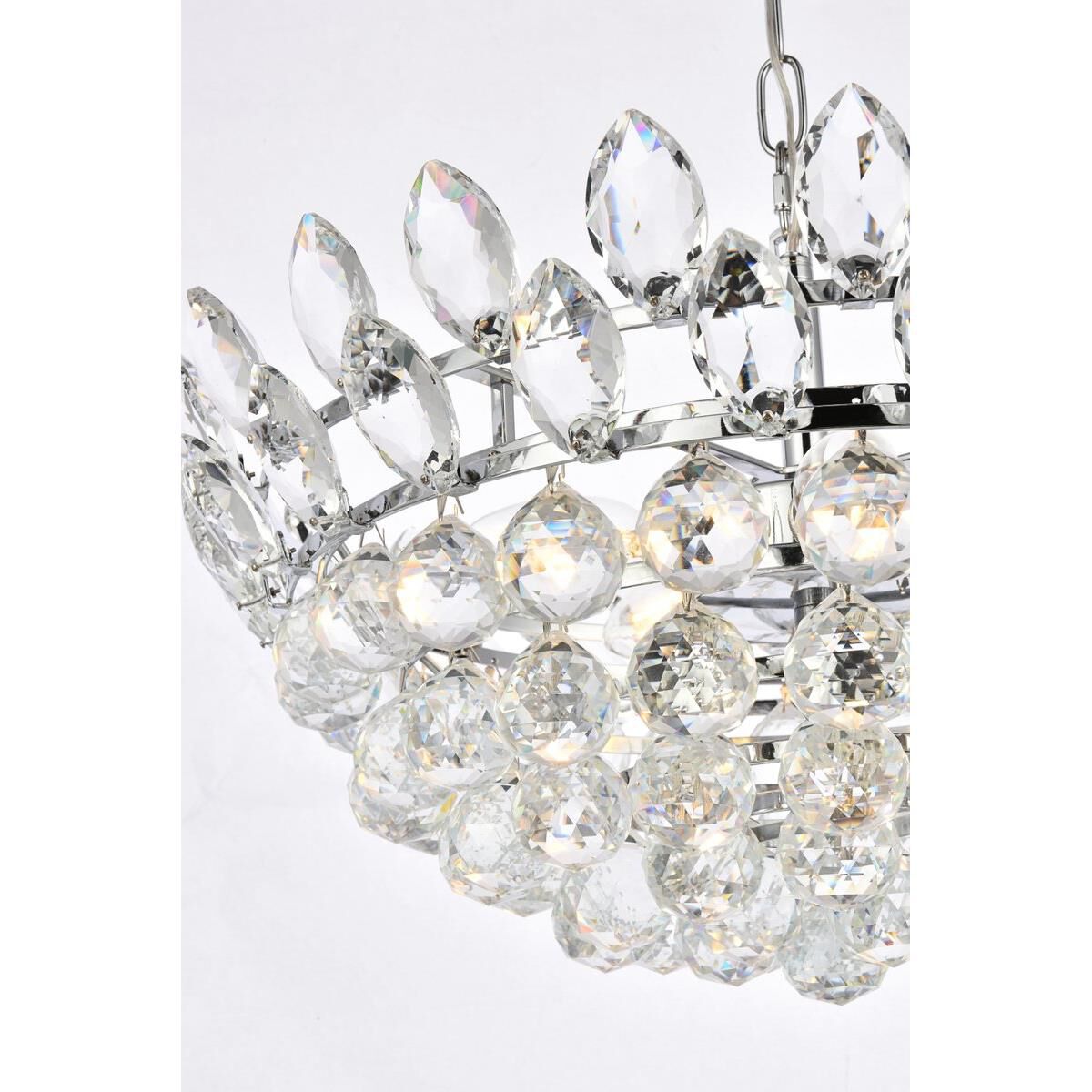 Shown in Chrome finish and Royal Cut Clear crystal