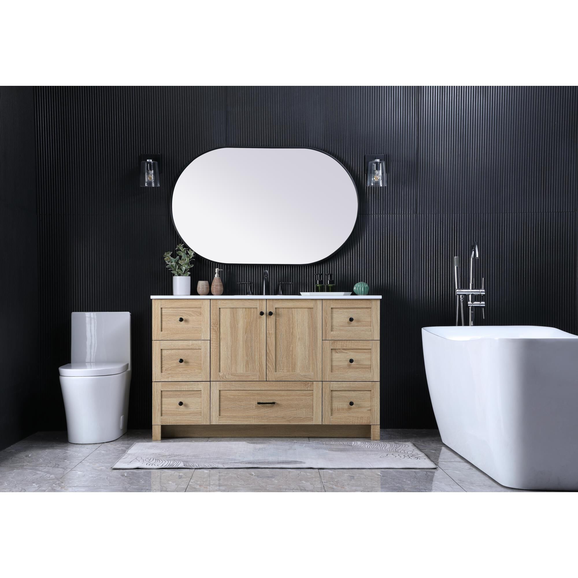 Soma 54 Inch Bath Vanity by Elegant Dcor