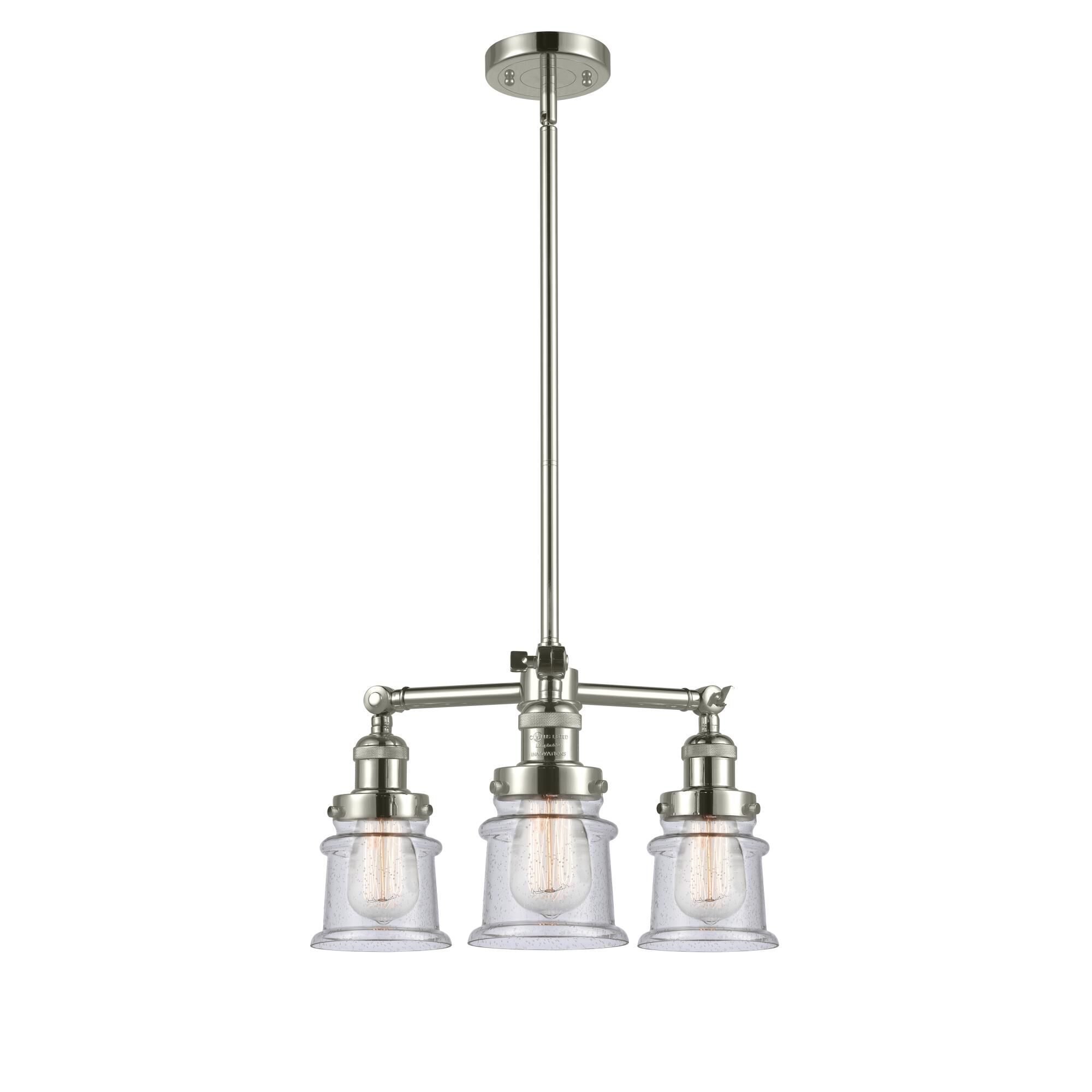 Bruno Marashlian Canton 18 Inch 3 Light Mini Chandelier by Innovations Lighting