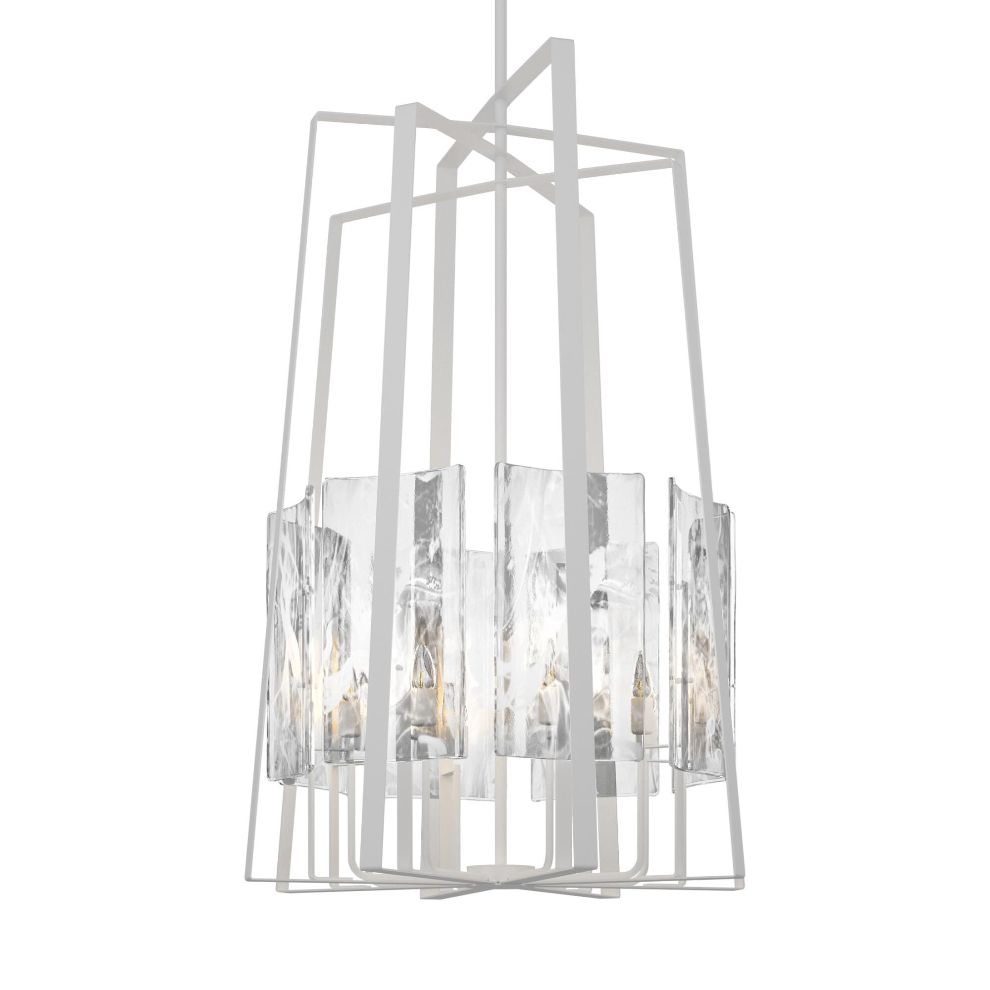Shown in White finish and White Clear glass and White Clear Glass shade