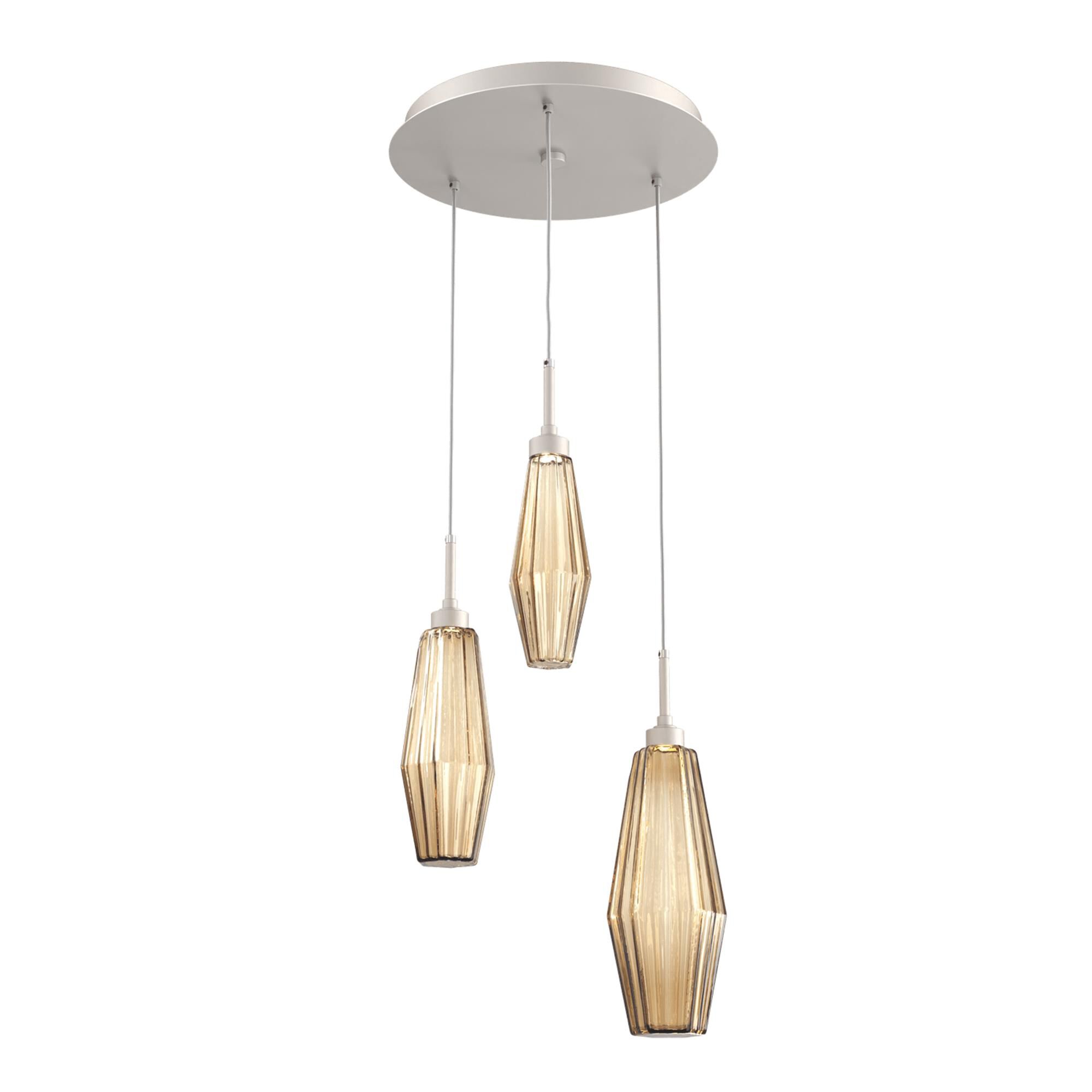 Shown in Metallic Beige Silver finish and Optic Rib Bronze glass