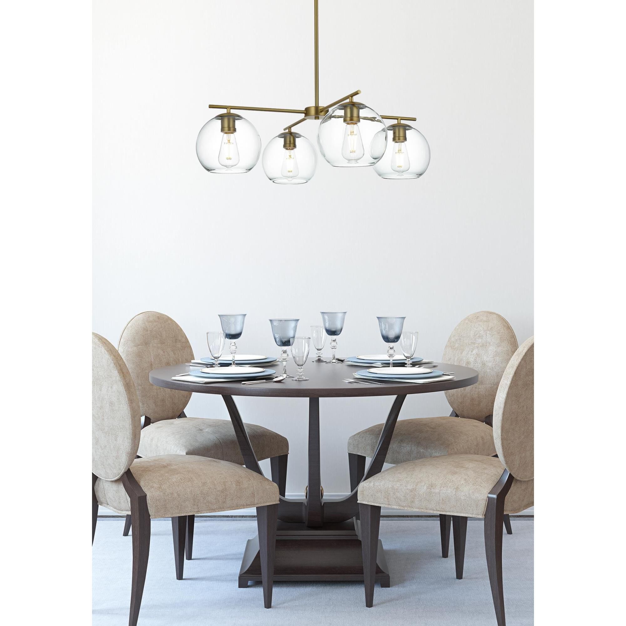 Shown in Satin Gold And Clear finish