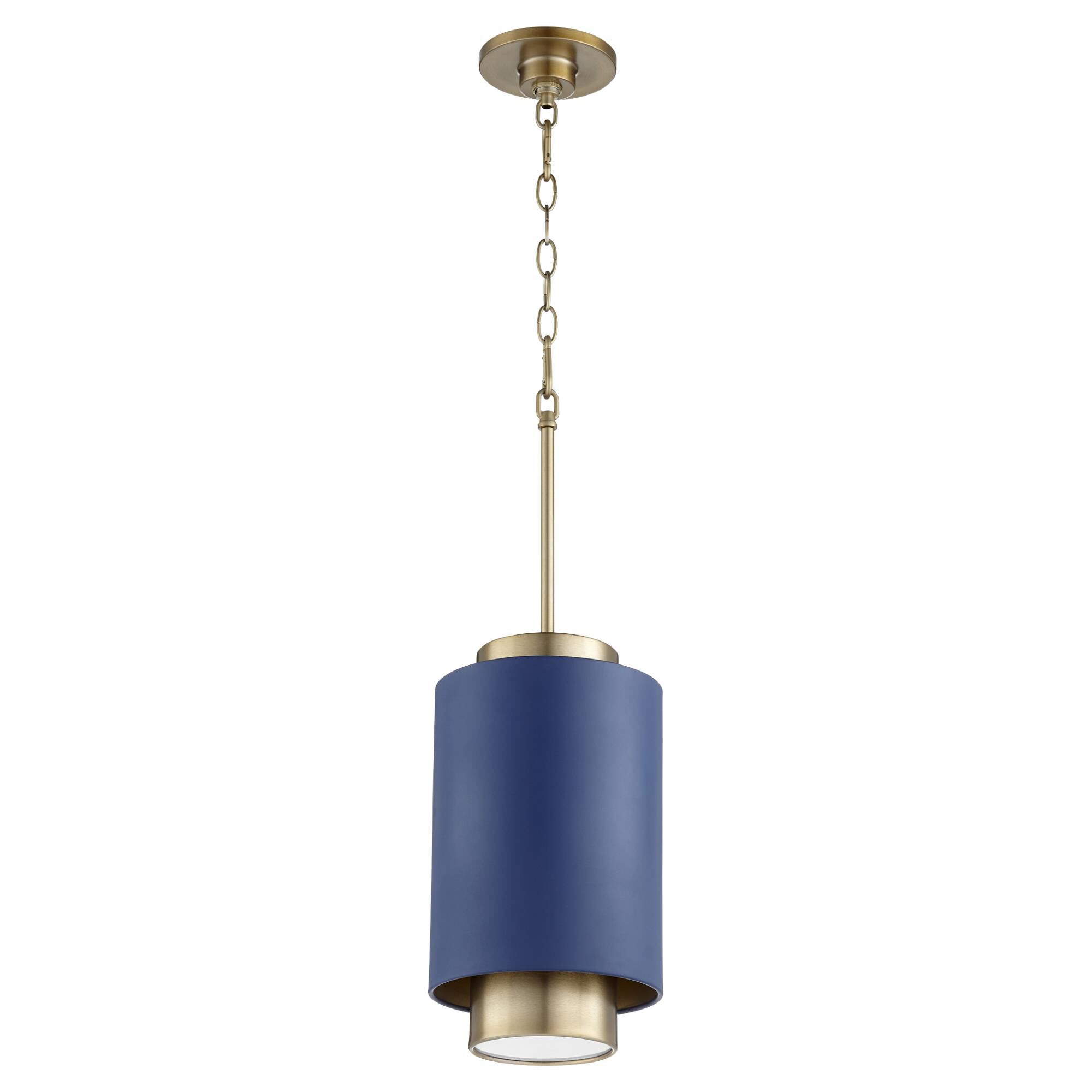 Quorum International Two-Toned 8 Inch Mini Pendant