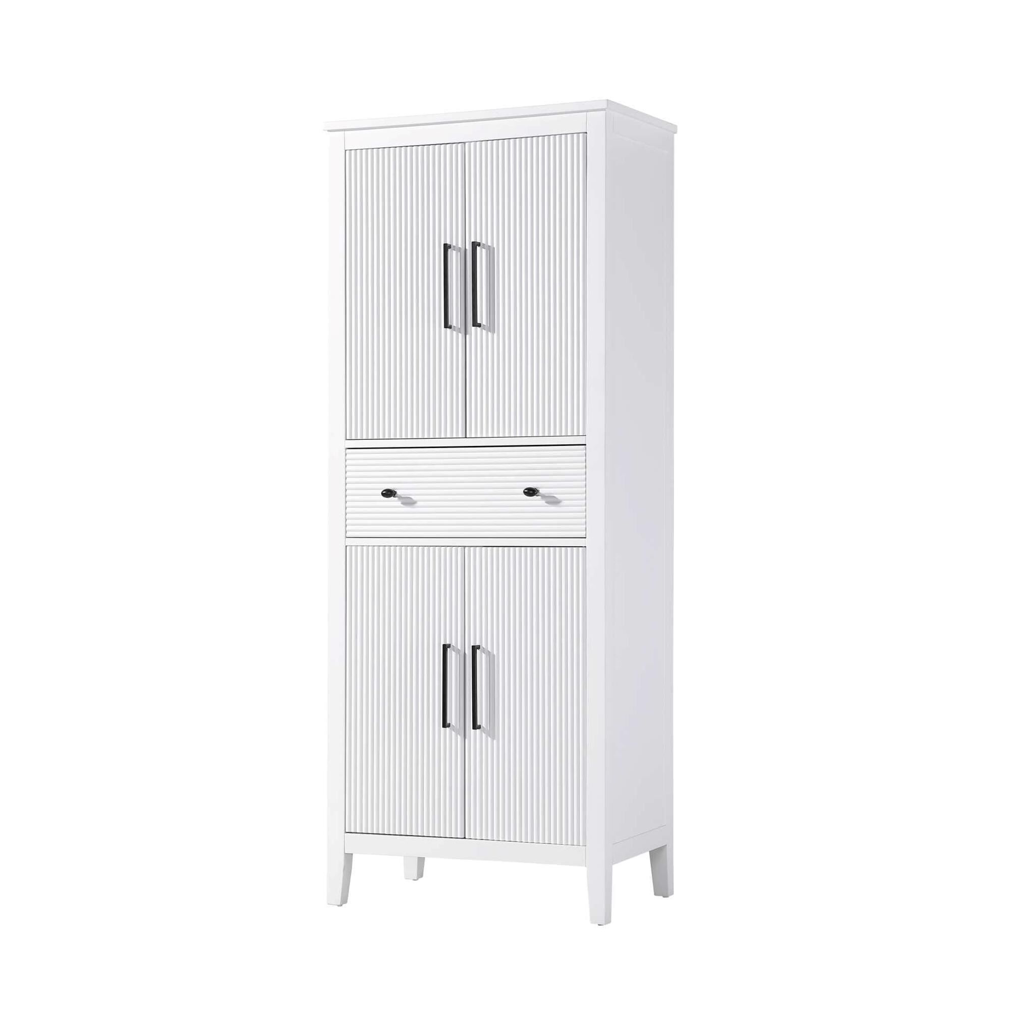 Shown in White finish