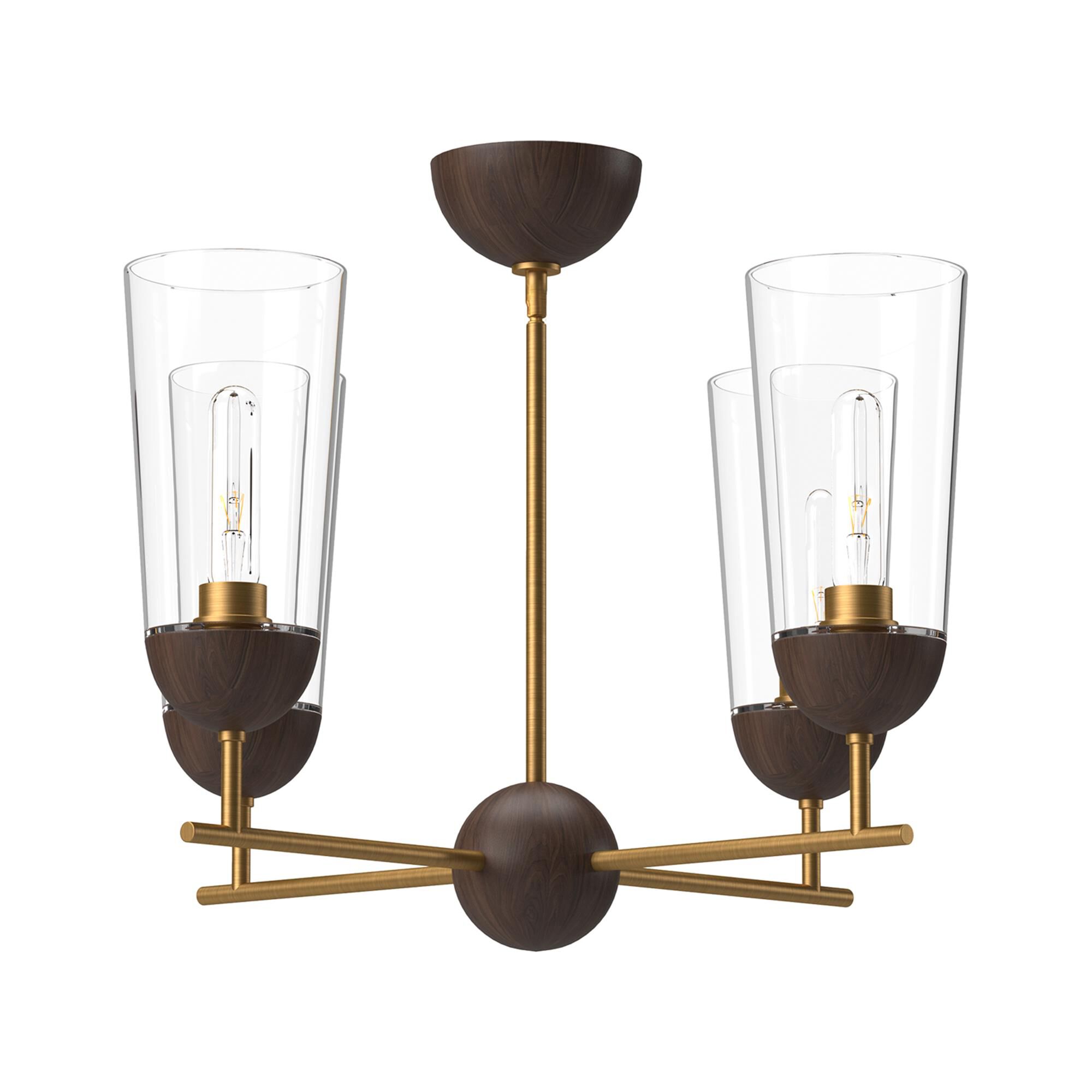 Shown in Aged Gold And Walnut finish