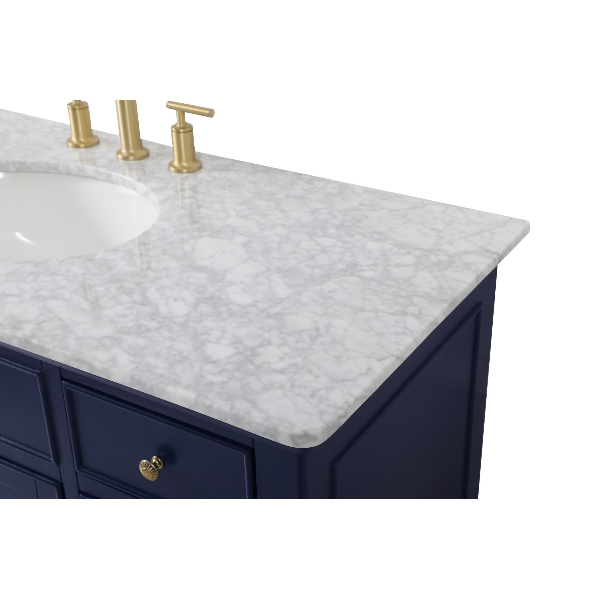 Shown in Blue finish