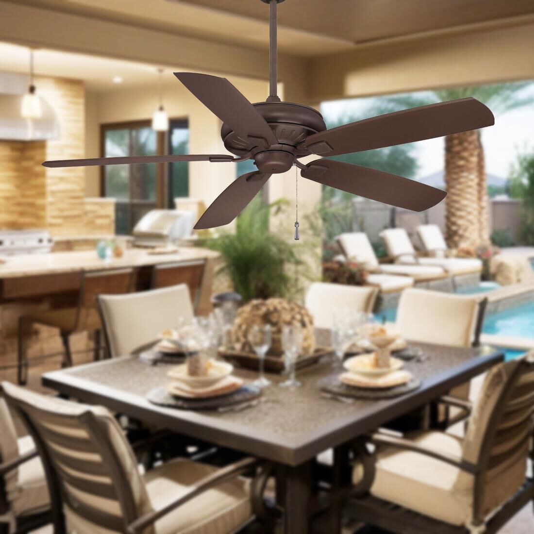 Sunseeker Outdoor Rated 60 Inch Ceiling Fan by Minka Aire