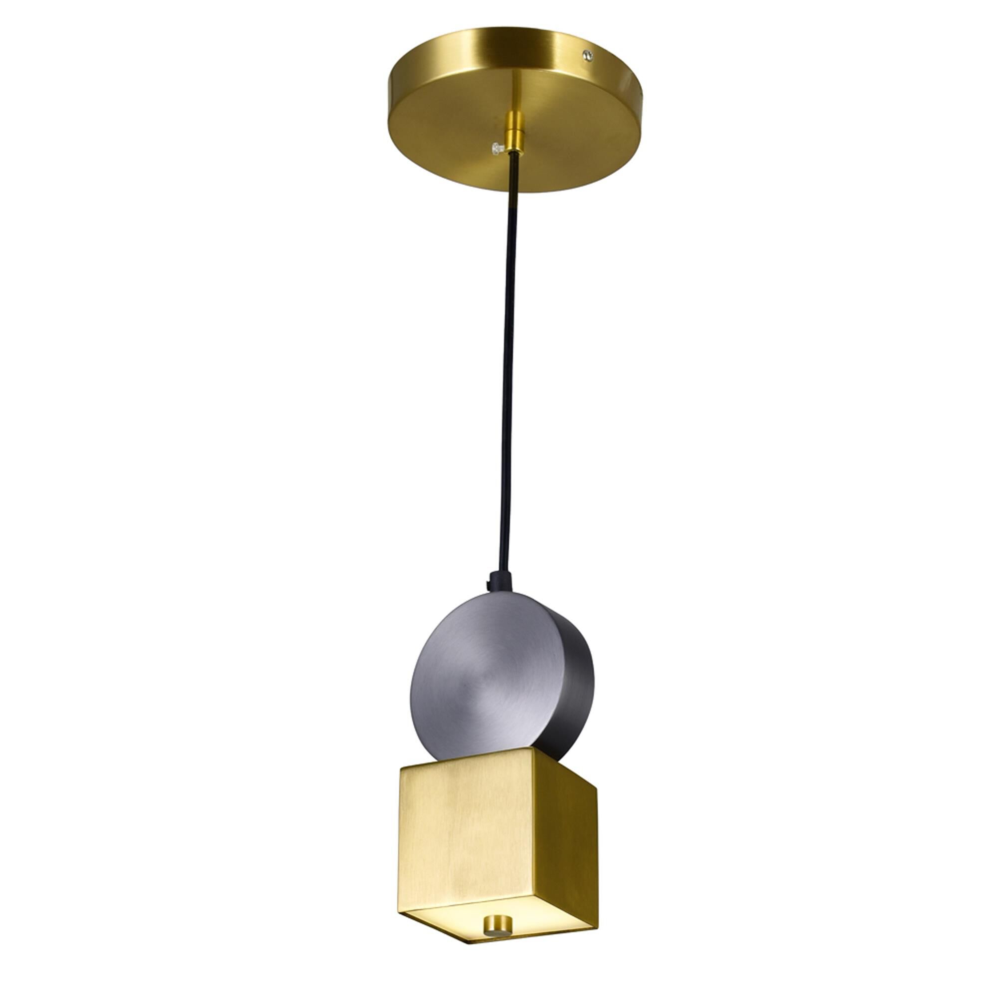 Shown in Brass+black finish