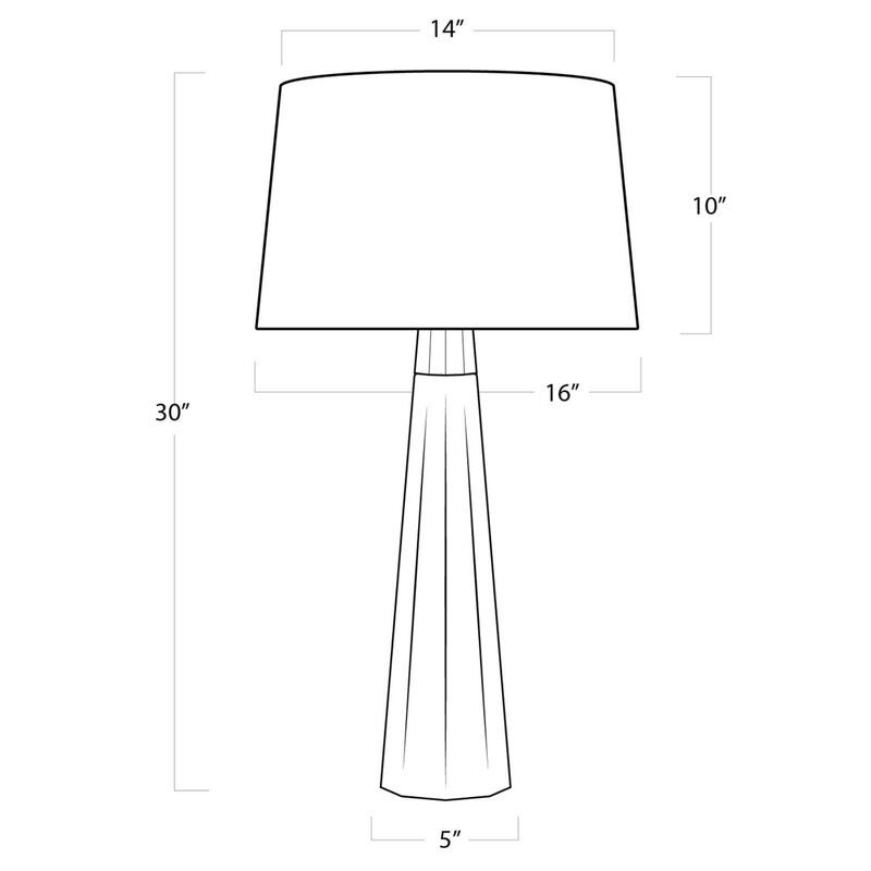 Beretta Medium Table Lamp by Regina Andrew