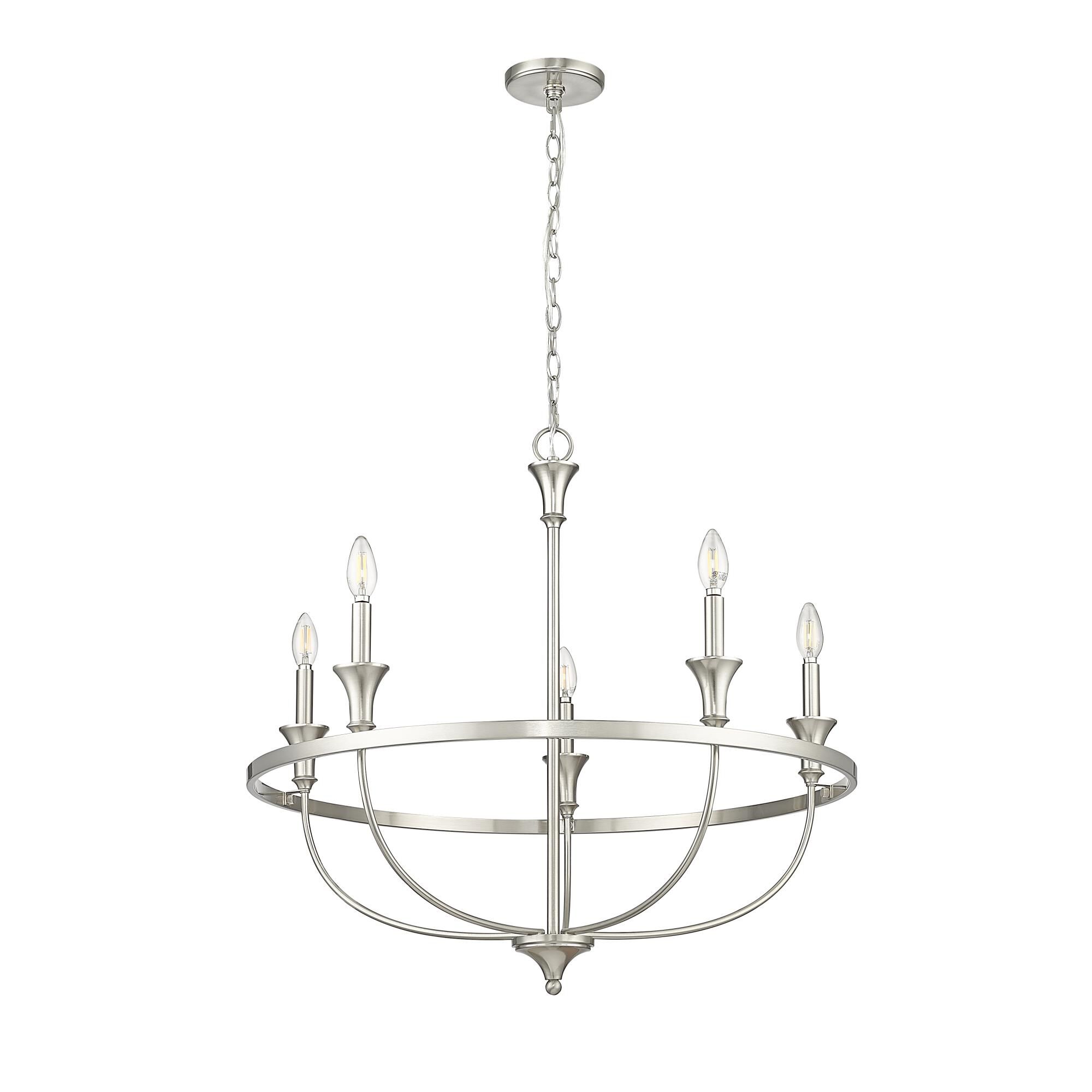 Shown in Brushed Nickel finish