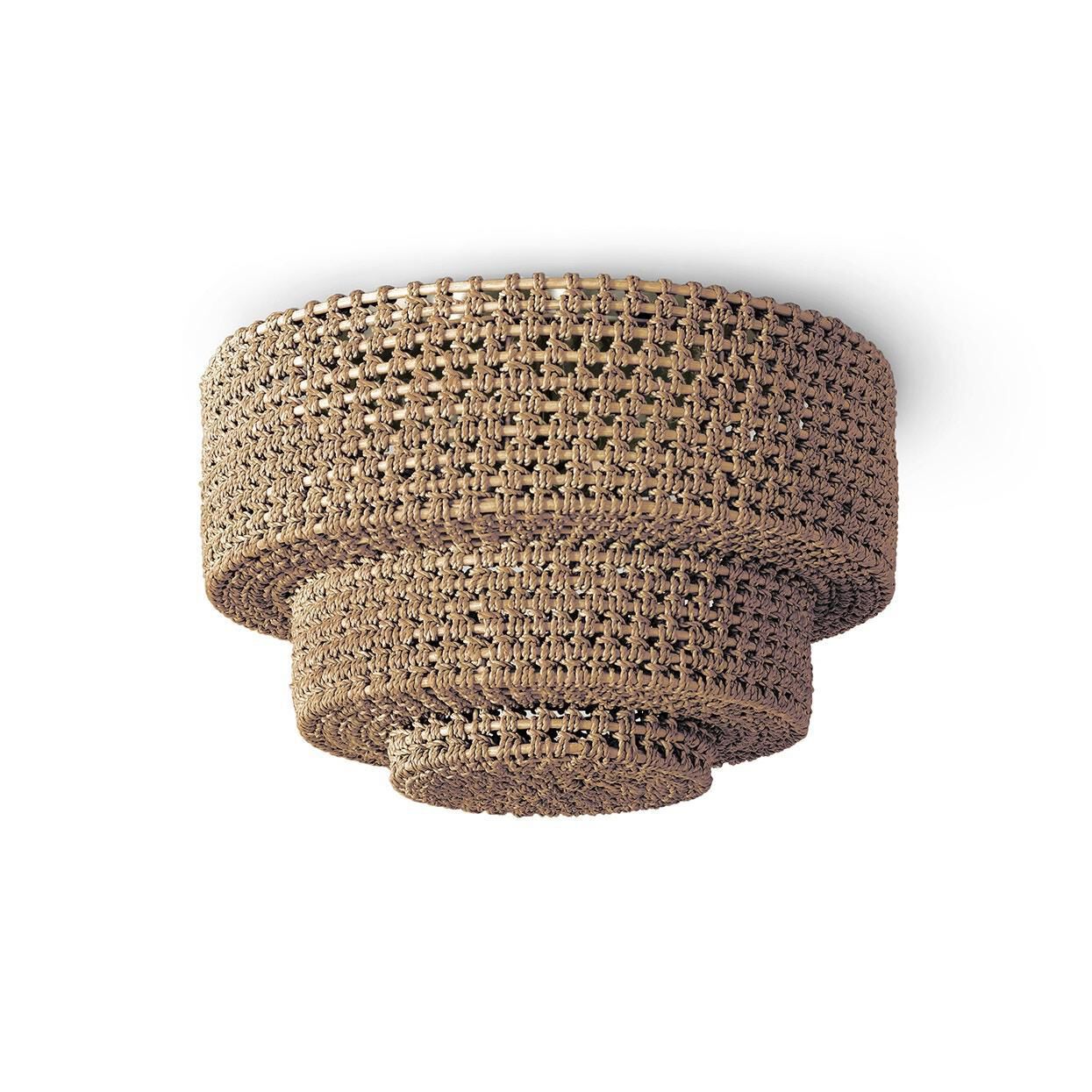 Shown in Bronze finish and Lampakanay Rope shade