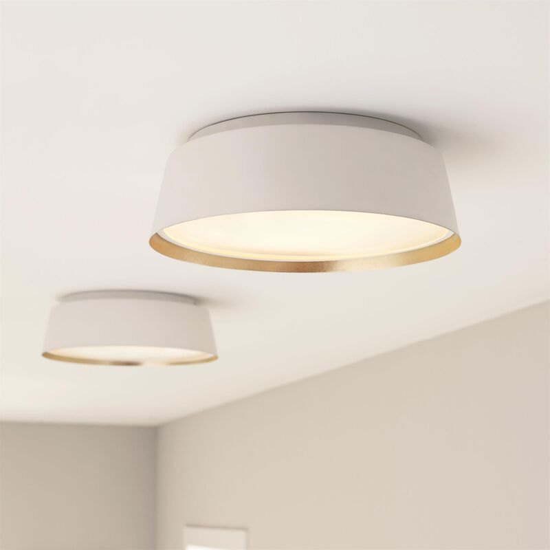 Ellen DeGeneres Asher 14 Inch 3 Light Flush Mount by Visual Comfort Studio