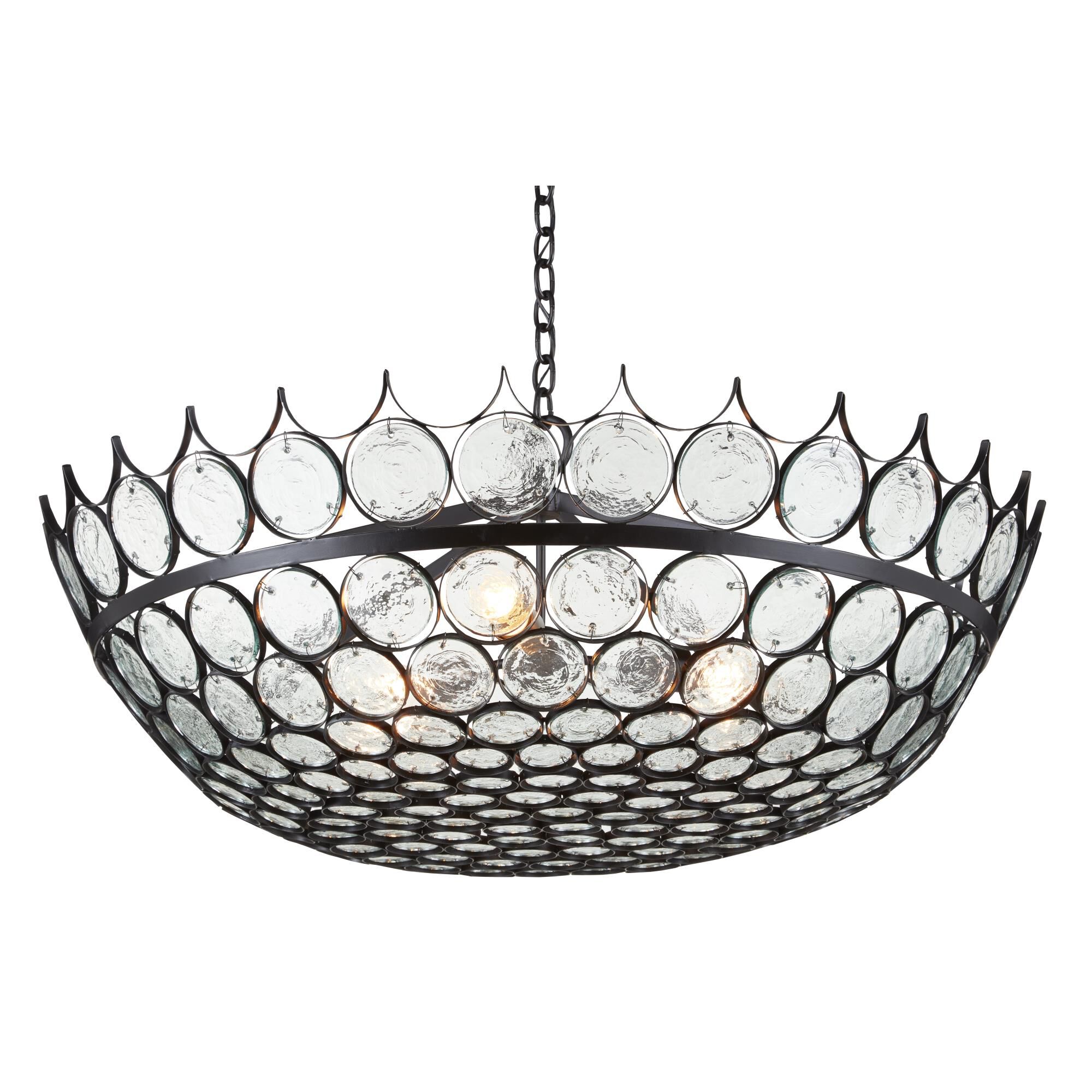 Bunny Williams Augustus 38 Inch 3 Light Chandelier by Currey and Company