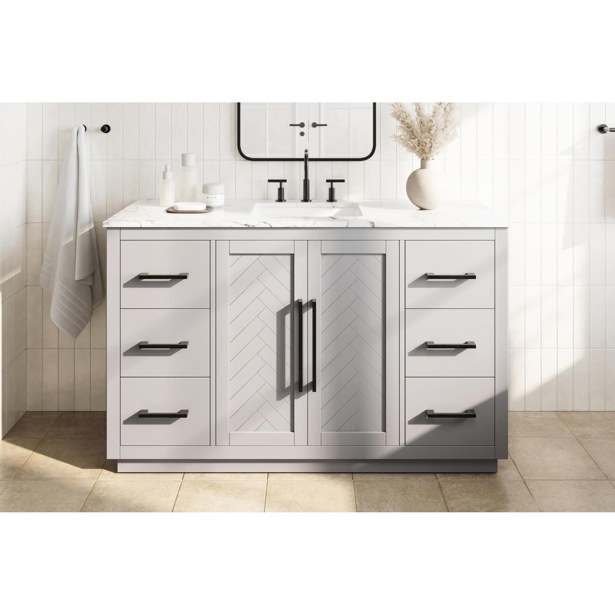Chase 54 Inch Bath Vanity by Elegant Dcor
