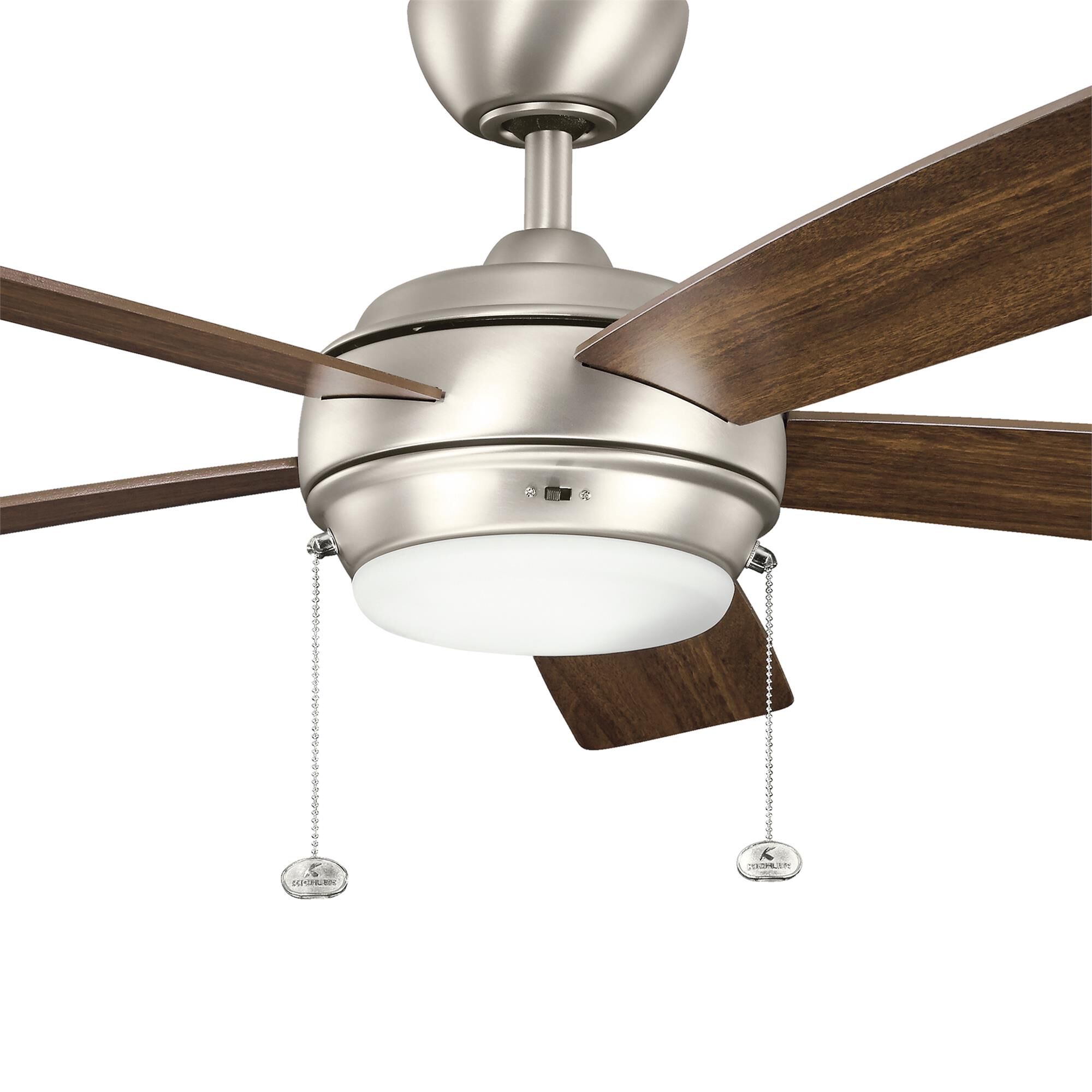Shown in Brushed Nickel finish and Etched Cased Opal glass