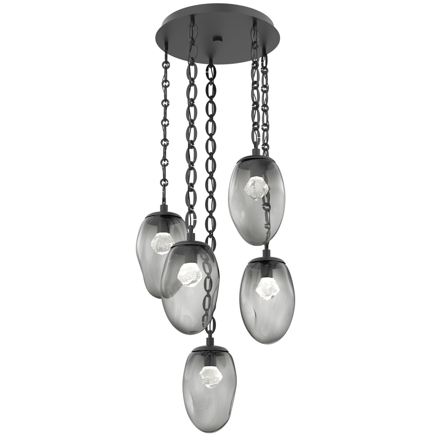 Levi Wilson Meteo Led 22 Inch Multi Light Pendant by Hammerton Studio