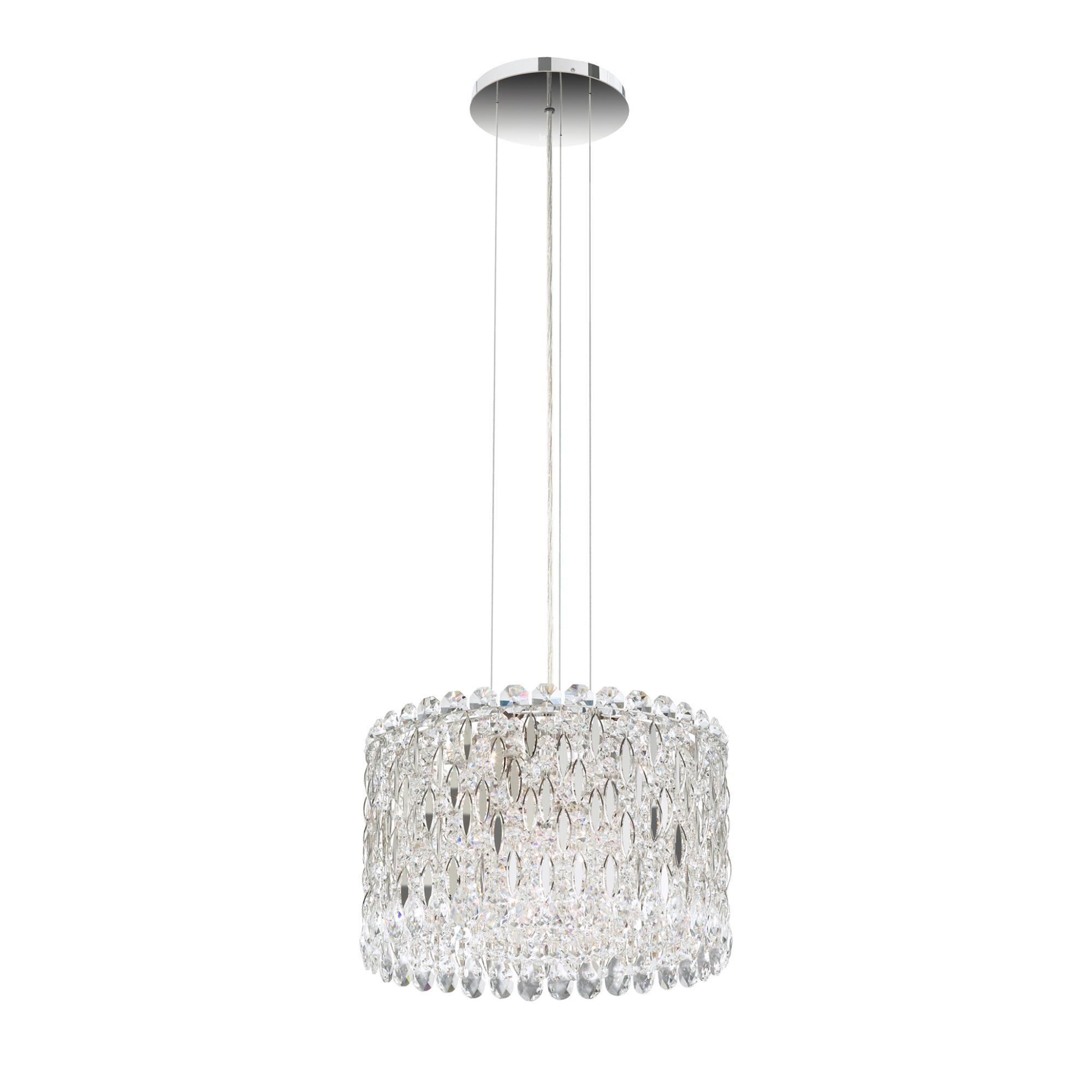 Shown in Polished Stainless Steel finish and Clear Radiance crystal