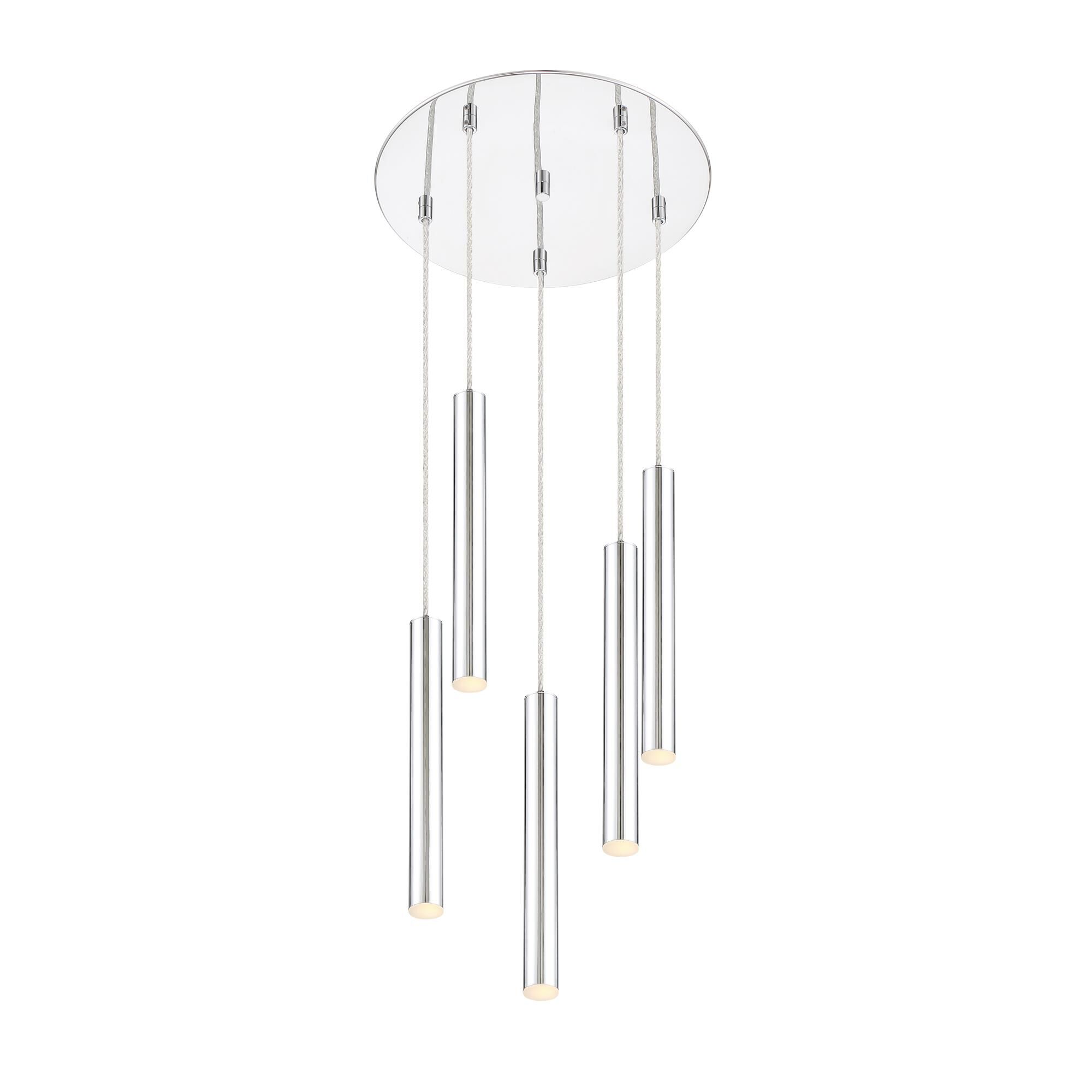 Forest 13 Inch 5 Light LED Linear Suspension Light by Z-Lite