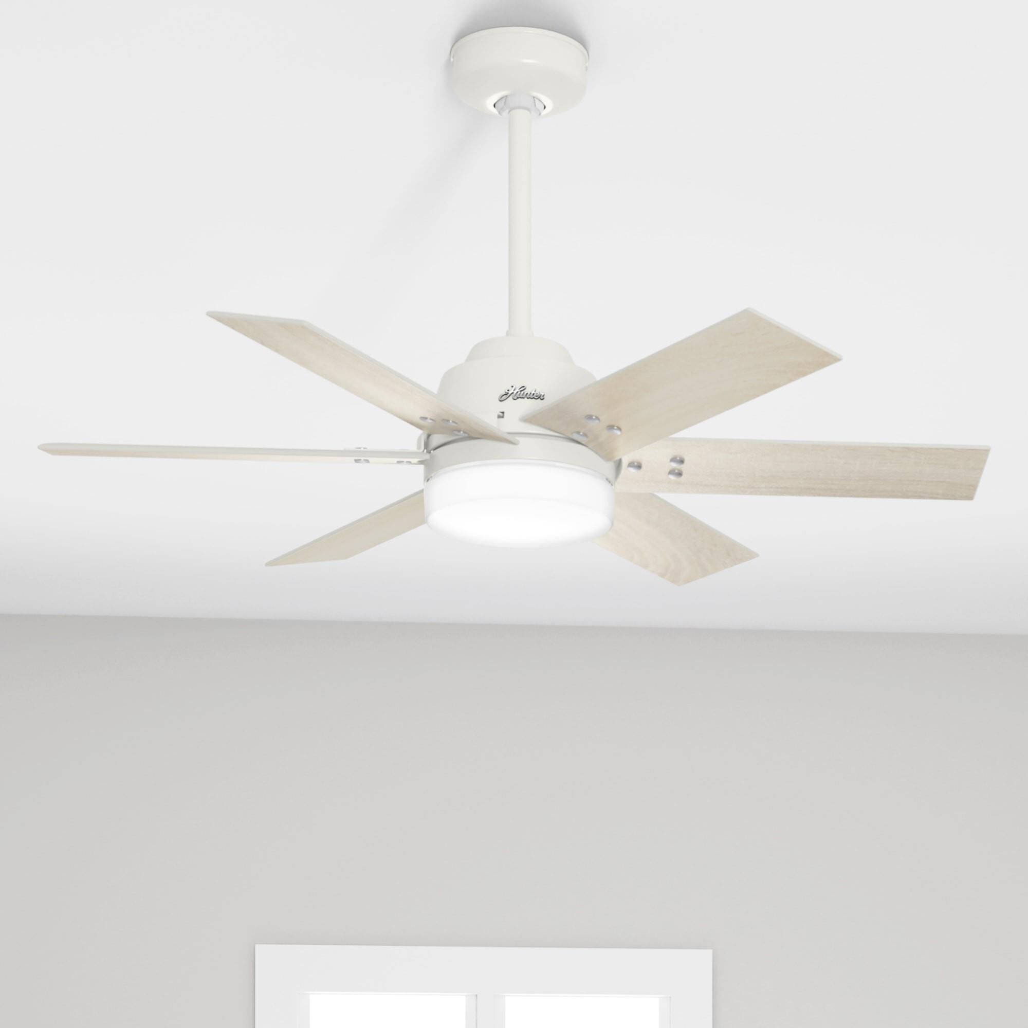 Pacer 44 Inch Ceiling Fan with Light Kit by Hunter Fan