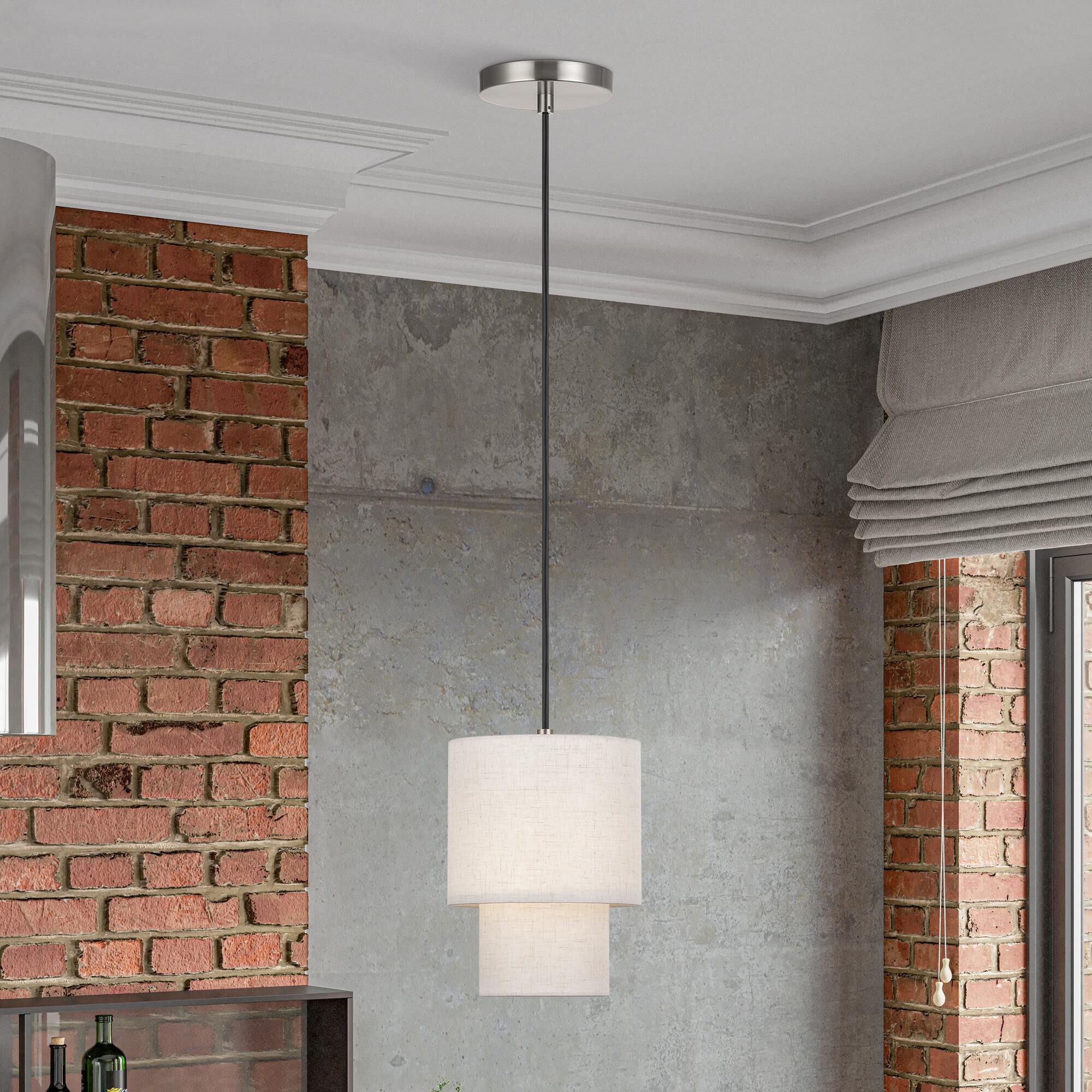 Monroe 7 Inch Mini Pendant by Livex Lighting