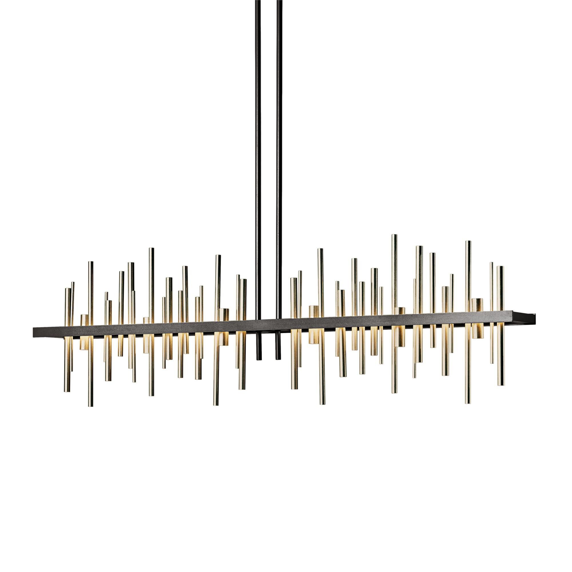 Shown in Dark Smoke finish and Soft Gold accent