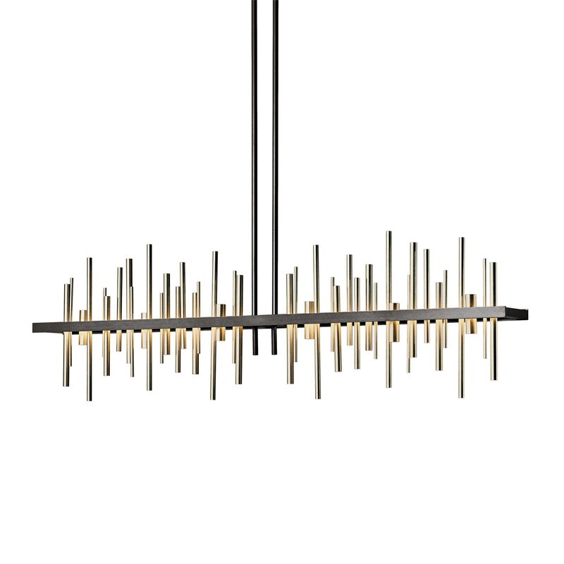 Cityscape Medium Linear Chandelier by Hubbardton Forge