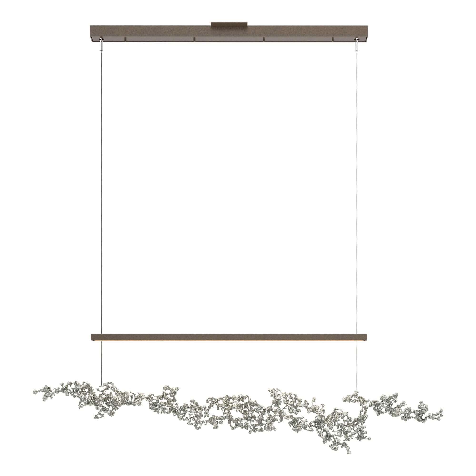 Shown in Bronze finish and Sterling Aluminum shade