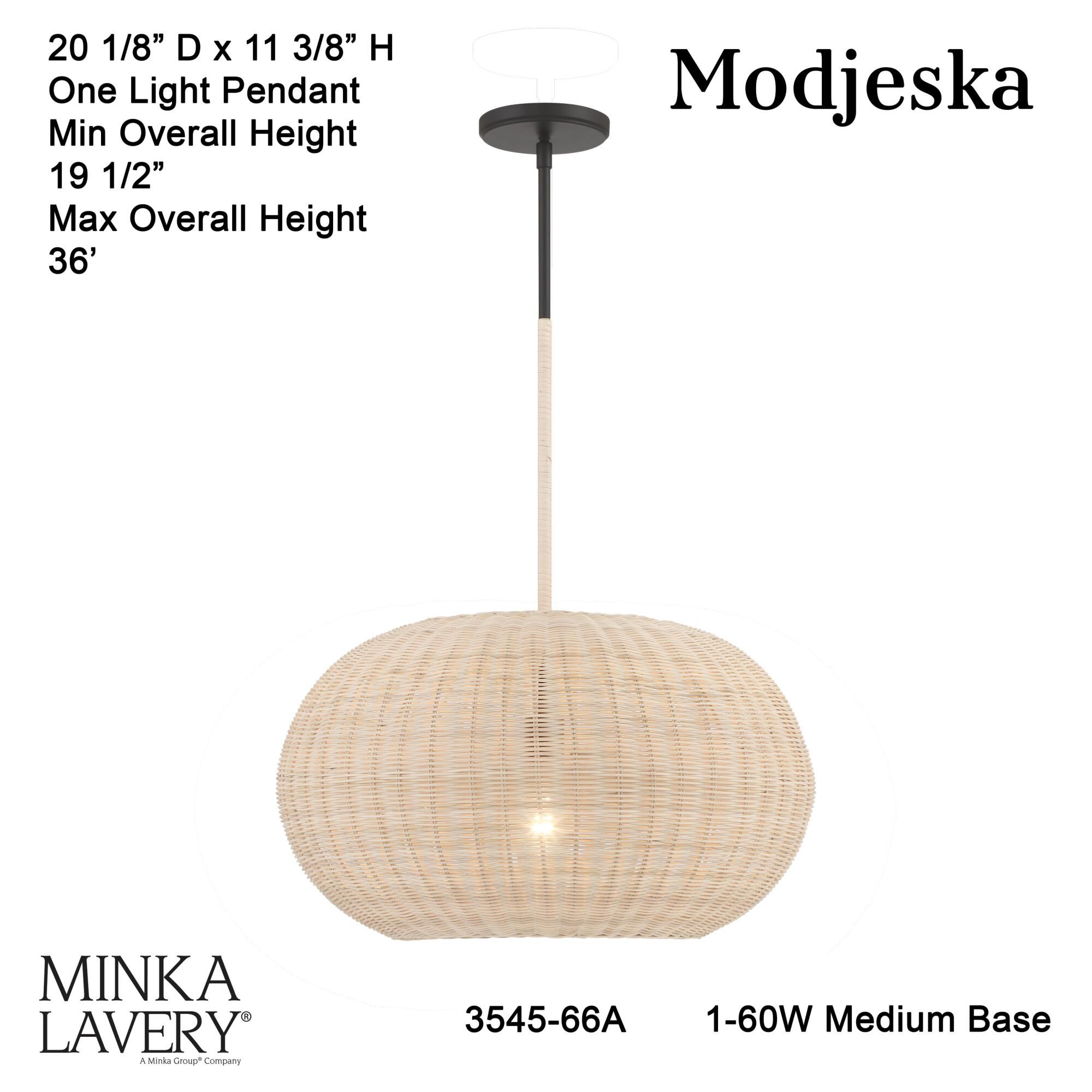 Minka Lavery Modjeska 20 Inch Large Pendant