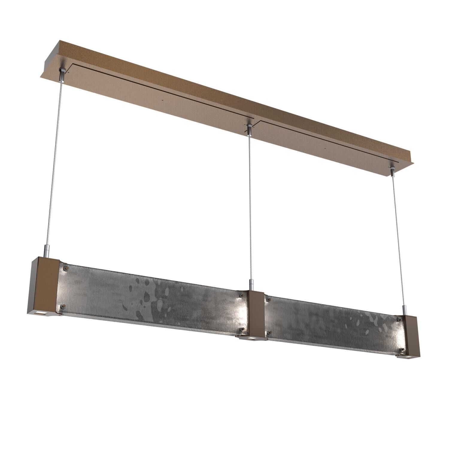 Parallel 48 Inch 7 Light LED Linear Suspension Light by Hammerton Studio