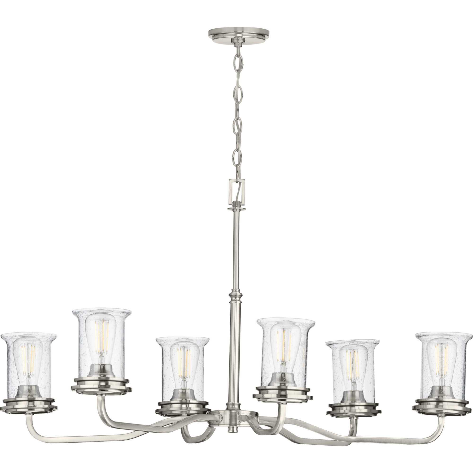 Winslett 34 Inch 6 Light Chandelier by Progress Lighting
