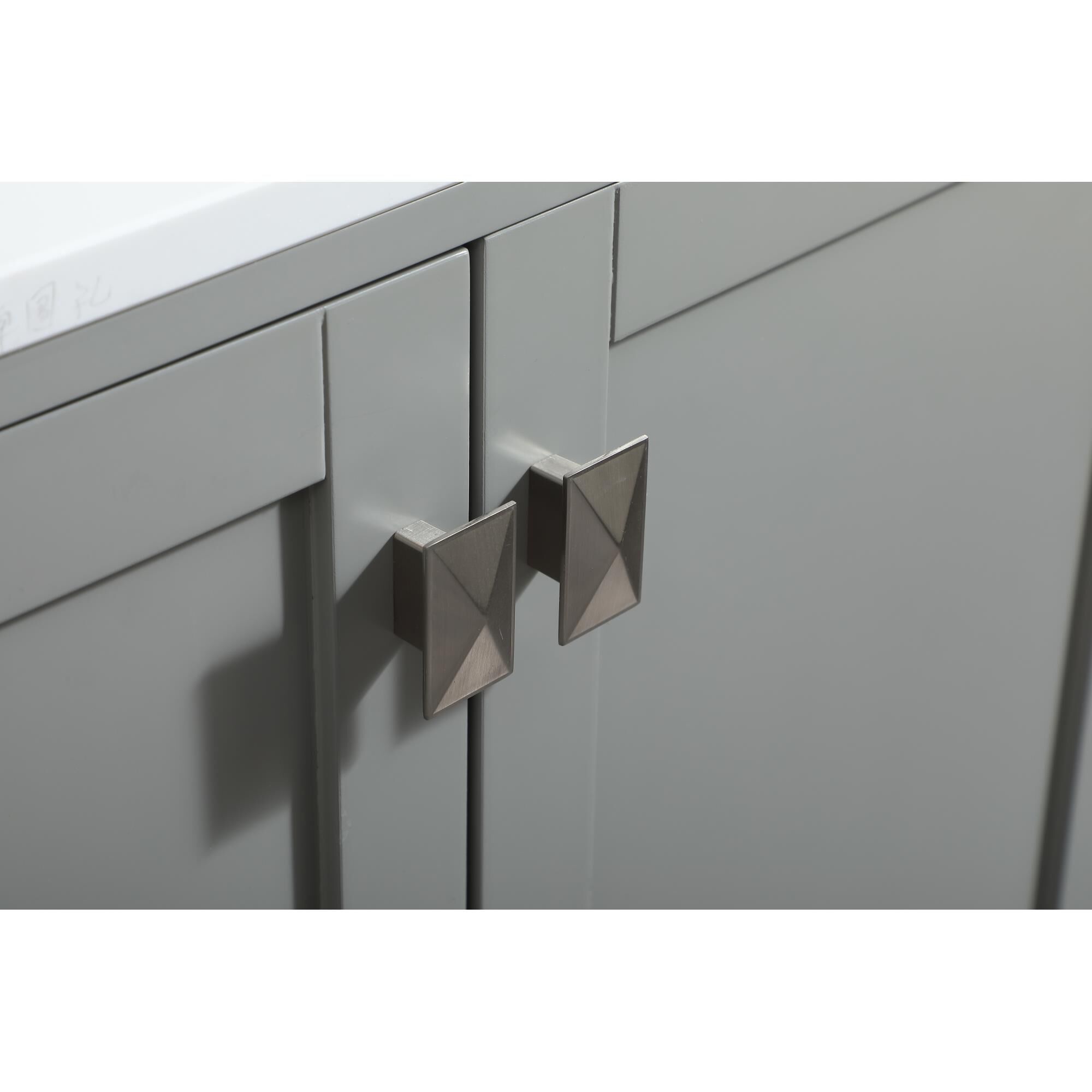 Shown in Grey finish