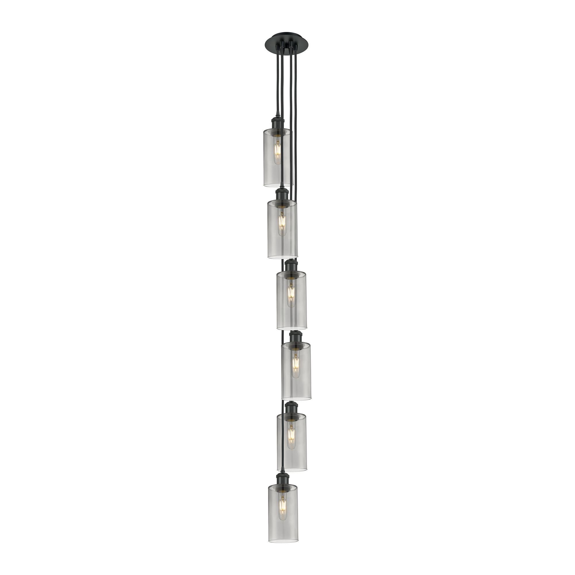 Shown in Matte Black finish and Light Smoke shade
