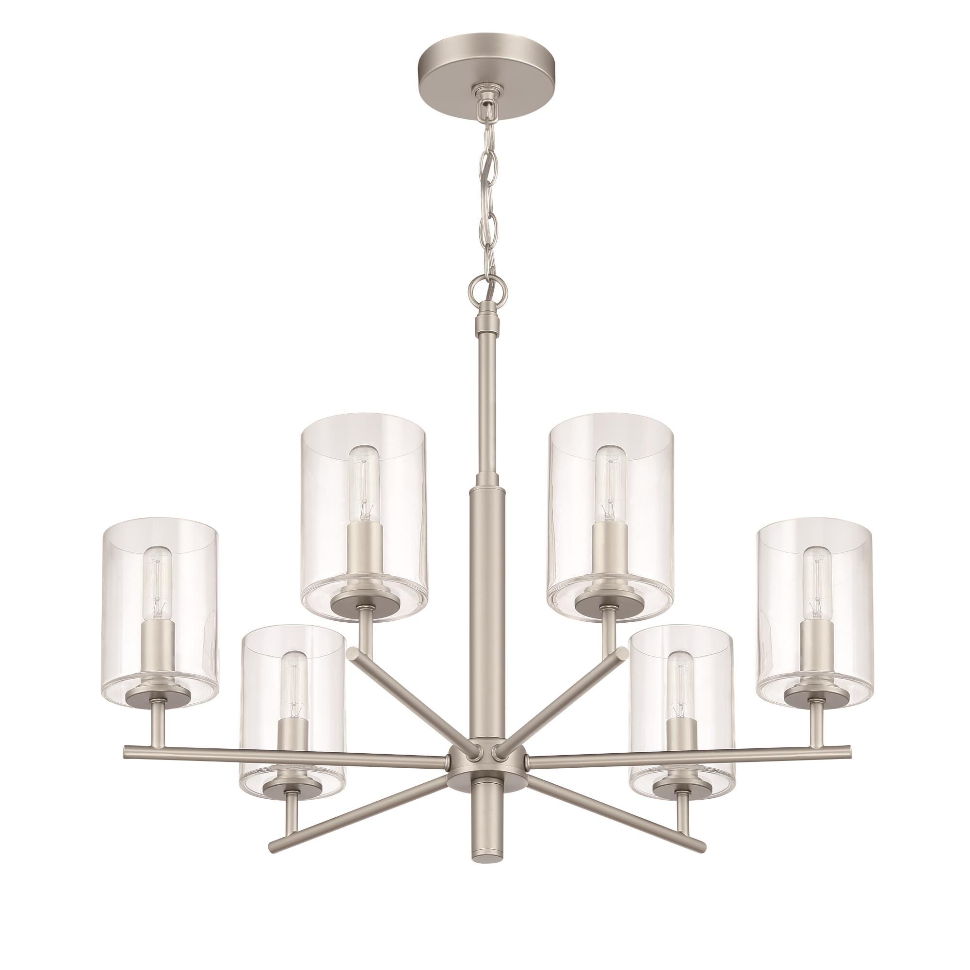 Hailie 26 Inch 6 Light Chandelier by Craftmade