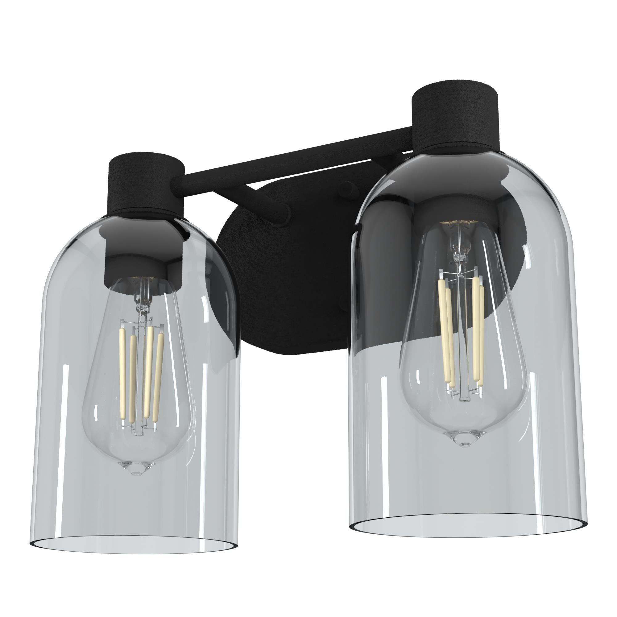 Lochmeade 12 Inch 2 Light Bath Vanity Light by Hunter Fan