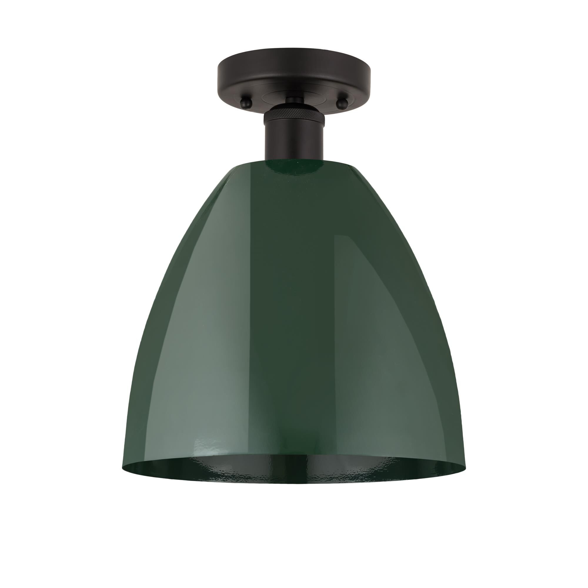 Shown in Oil Rubbed Bronze and Green finish and Green Metal shade