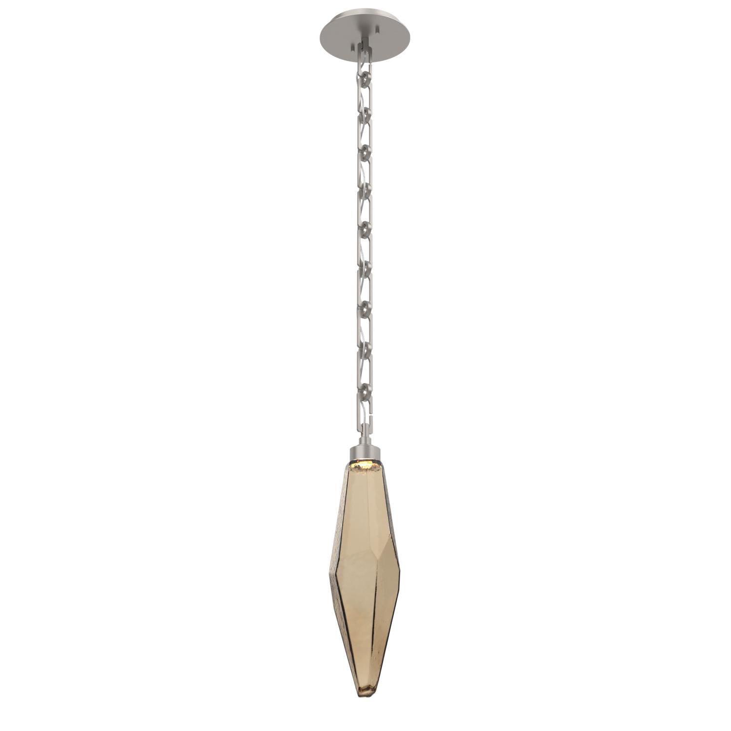Levi Wilson Rock Crystal 6 Inch Mini Pendant by Hammerton Studio