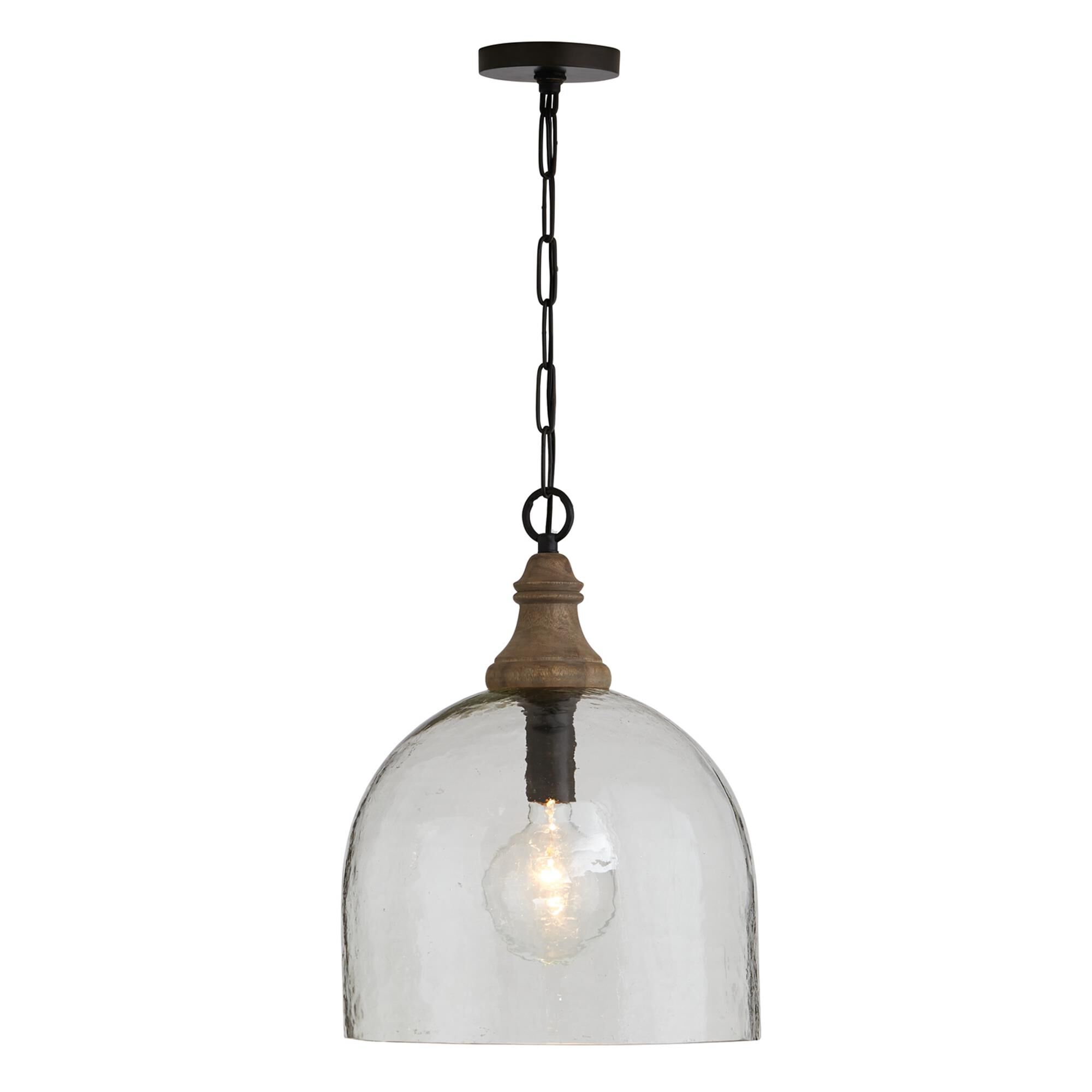 Shown in Grey Wash And Dark Pewter finish and Clear Organic Rippled glass