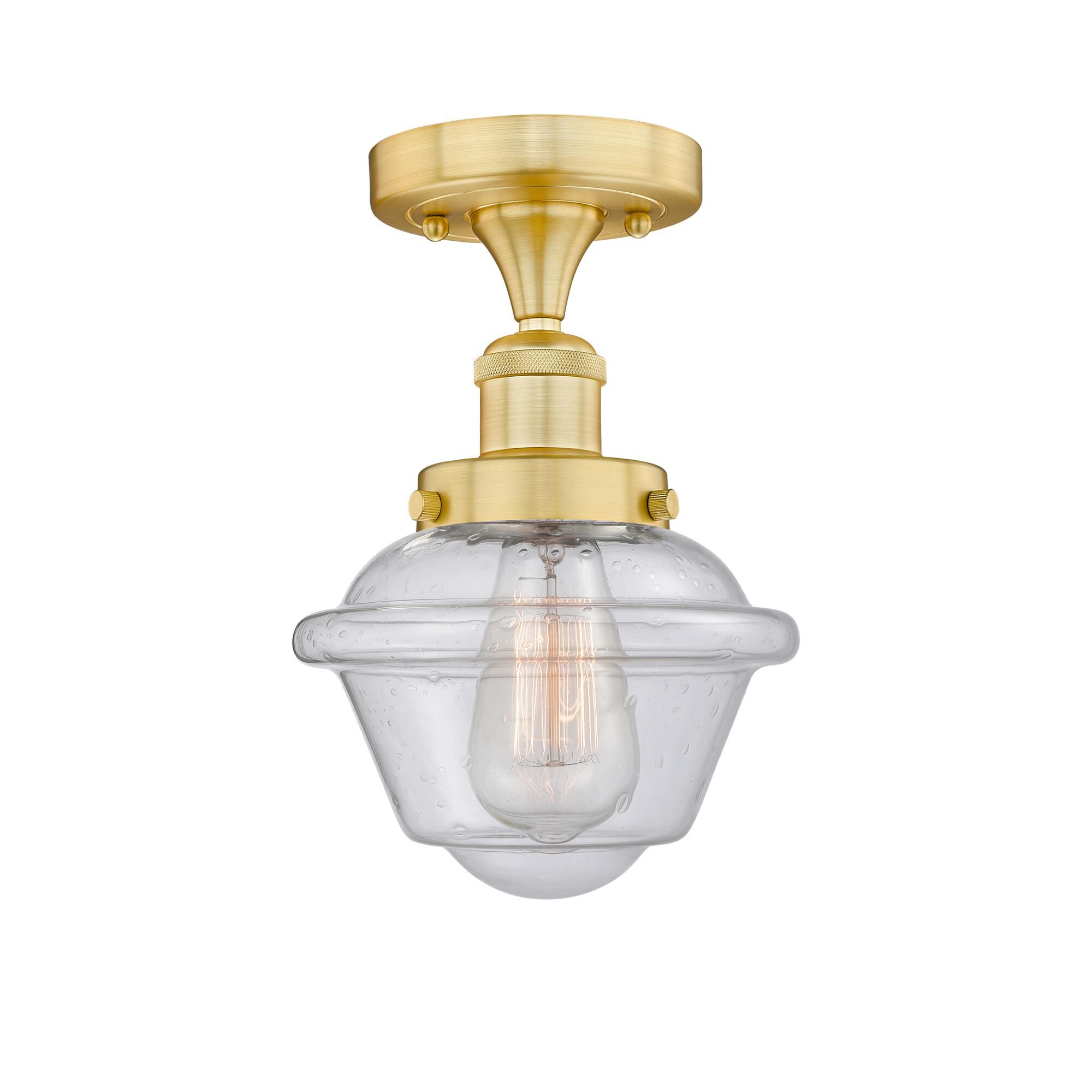 Bruno Marashlian Oxford 6 Inch 1 Light Semi Flush Mount by Innovations Lighting