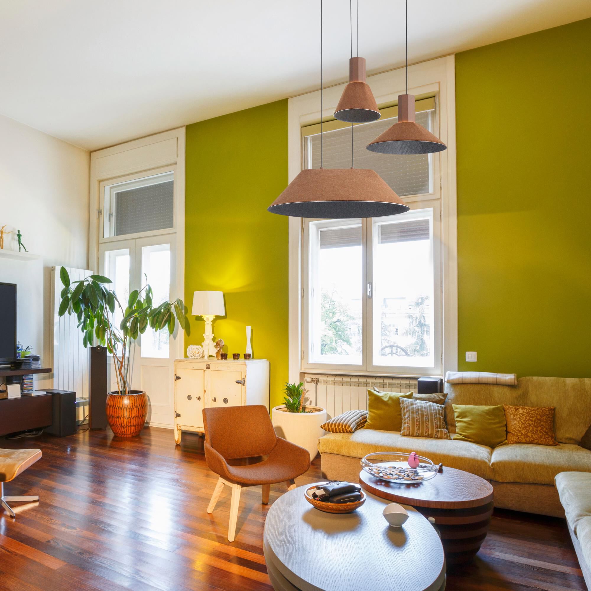 Faroe 21 Inch Large Pendant by Golden Lighting