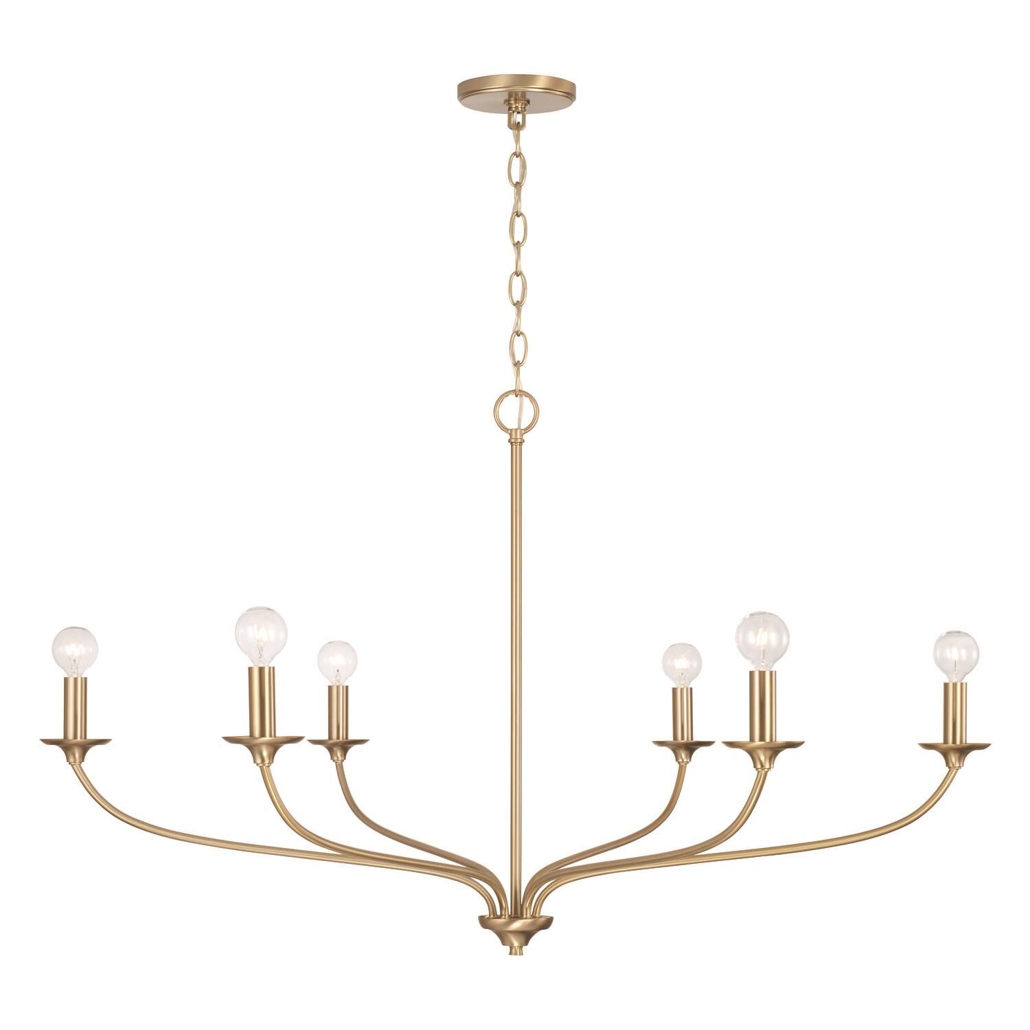 Dolan 39 Inch 6 Light Chandelier by Capital Lighting Fixture Company