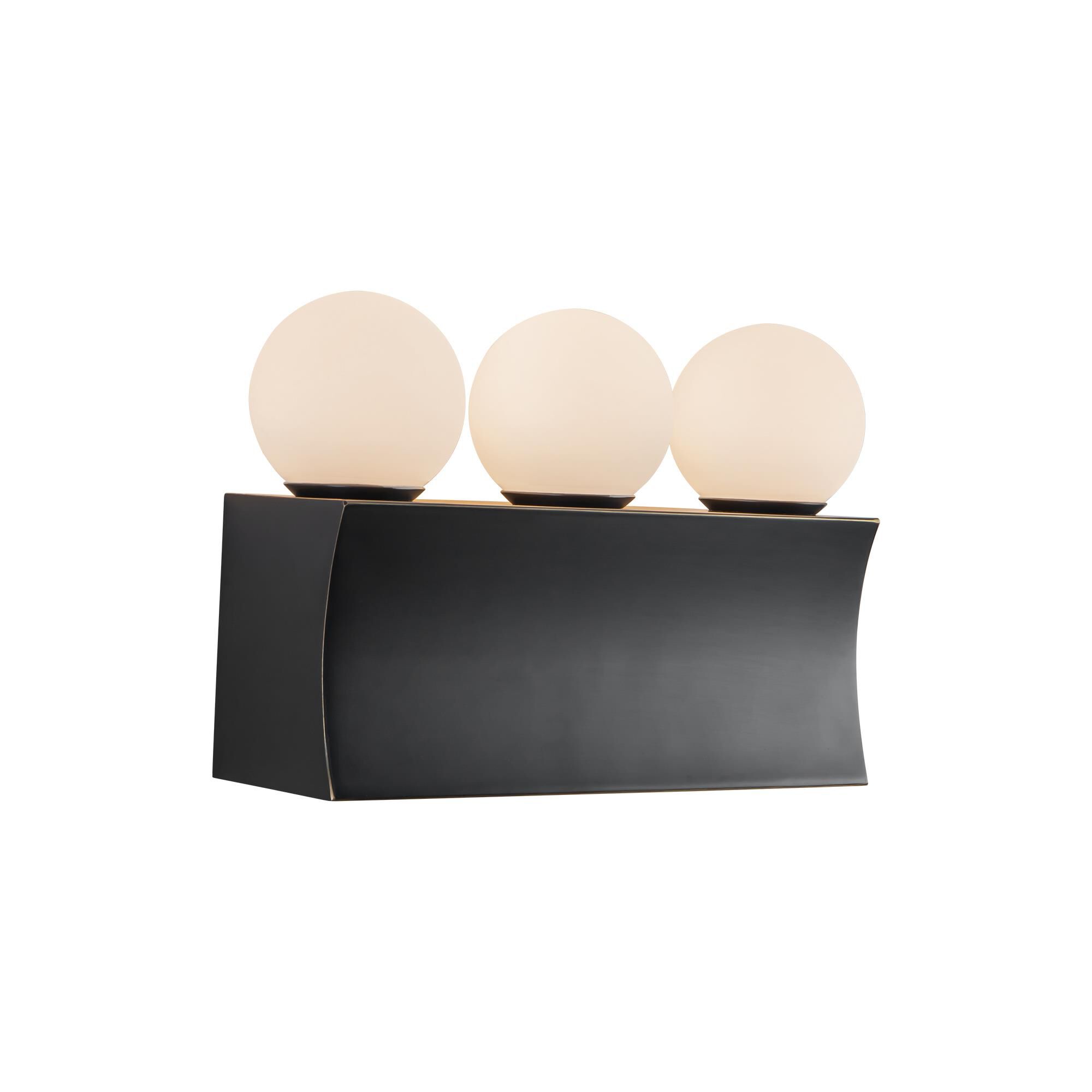 Shown in Urban Bronze finish and Opal glass