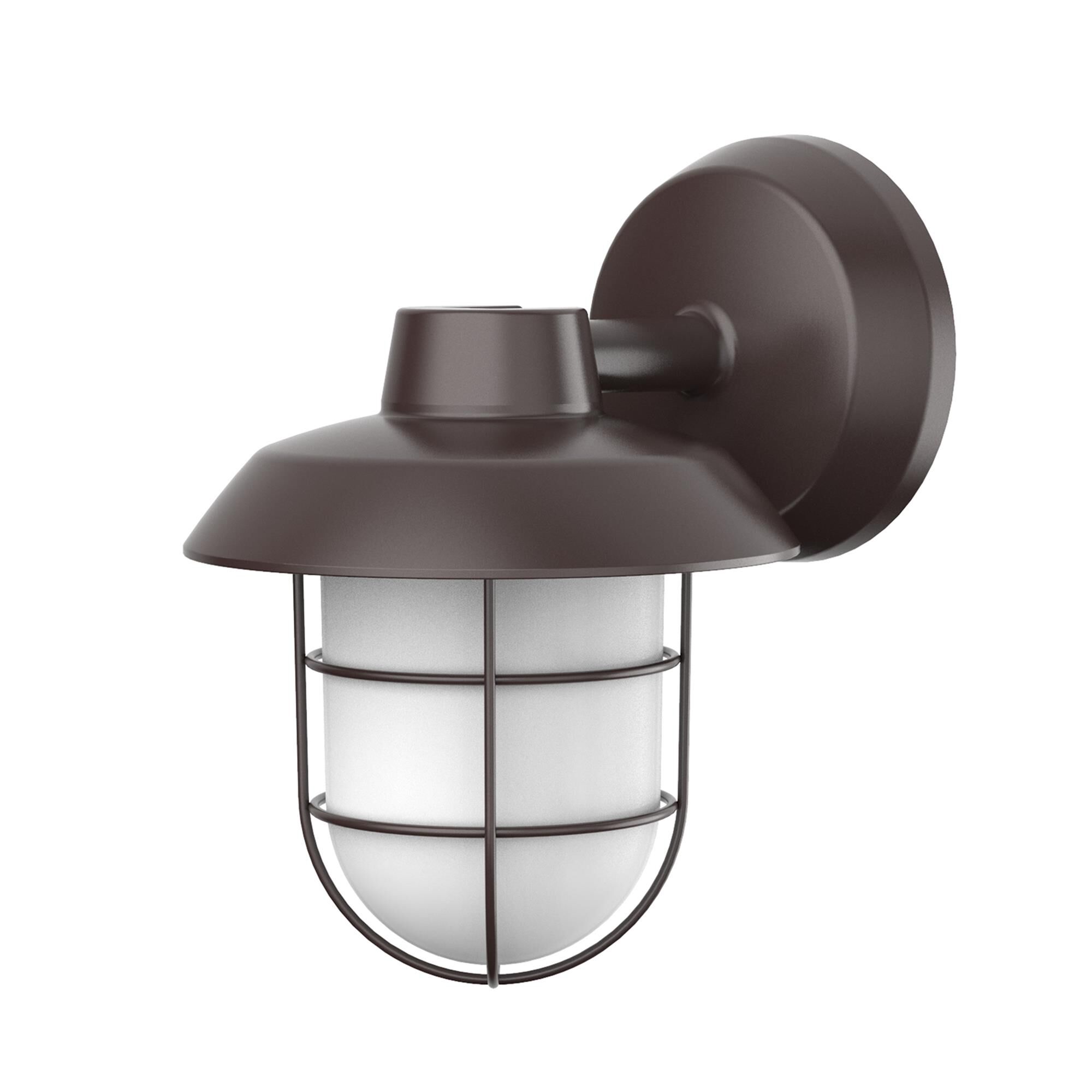 Shown in Bronze finish and White shade