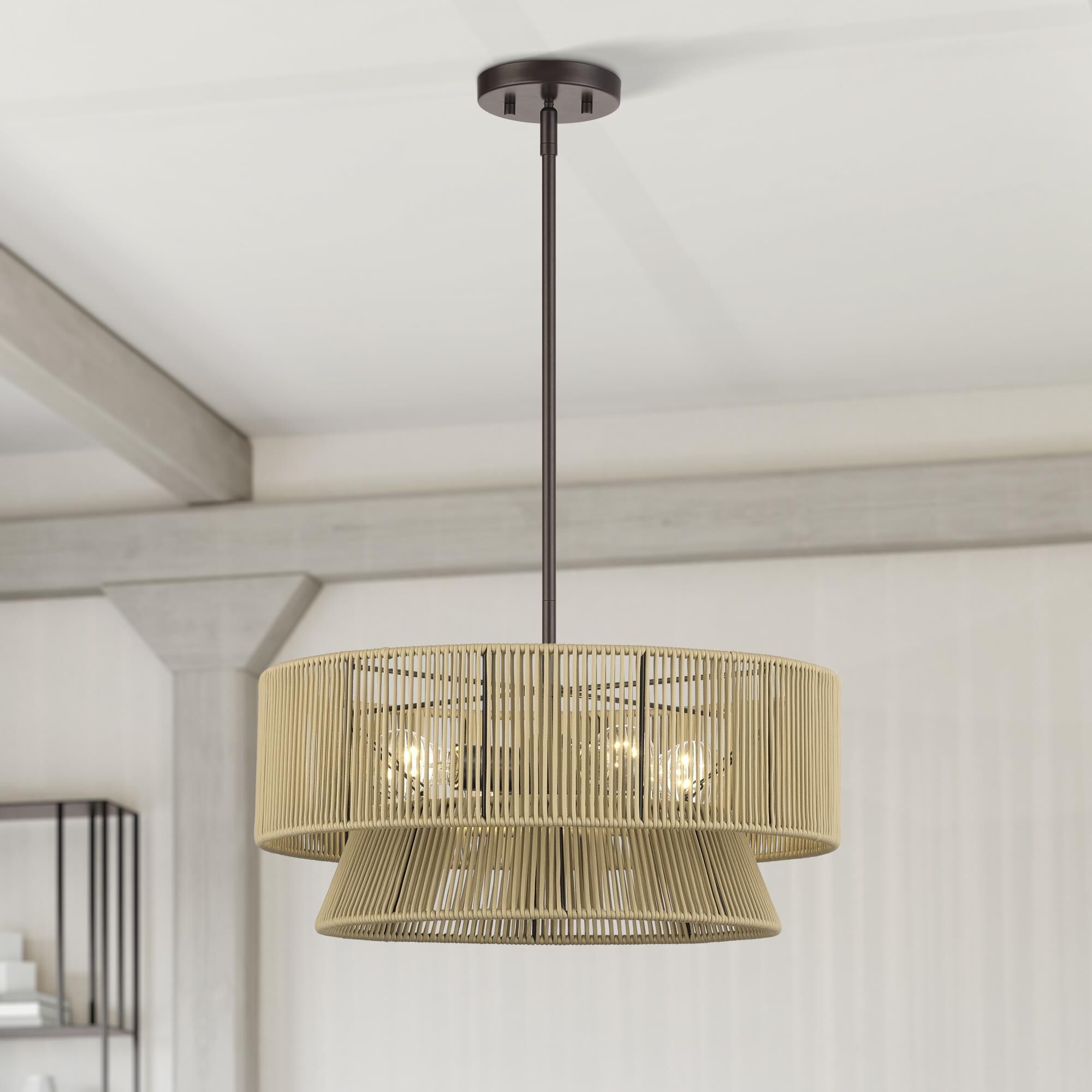 Florell 20 Inch Large Pendant by Livex Lighting