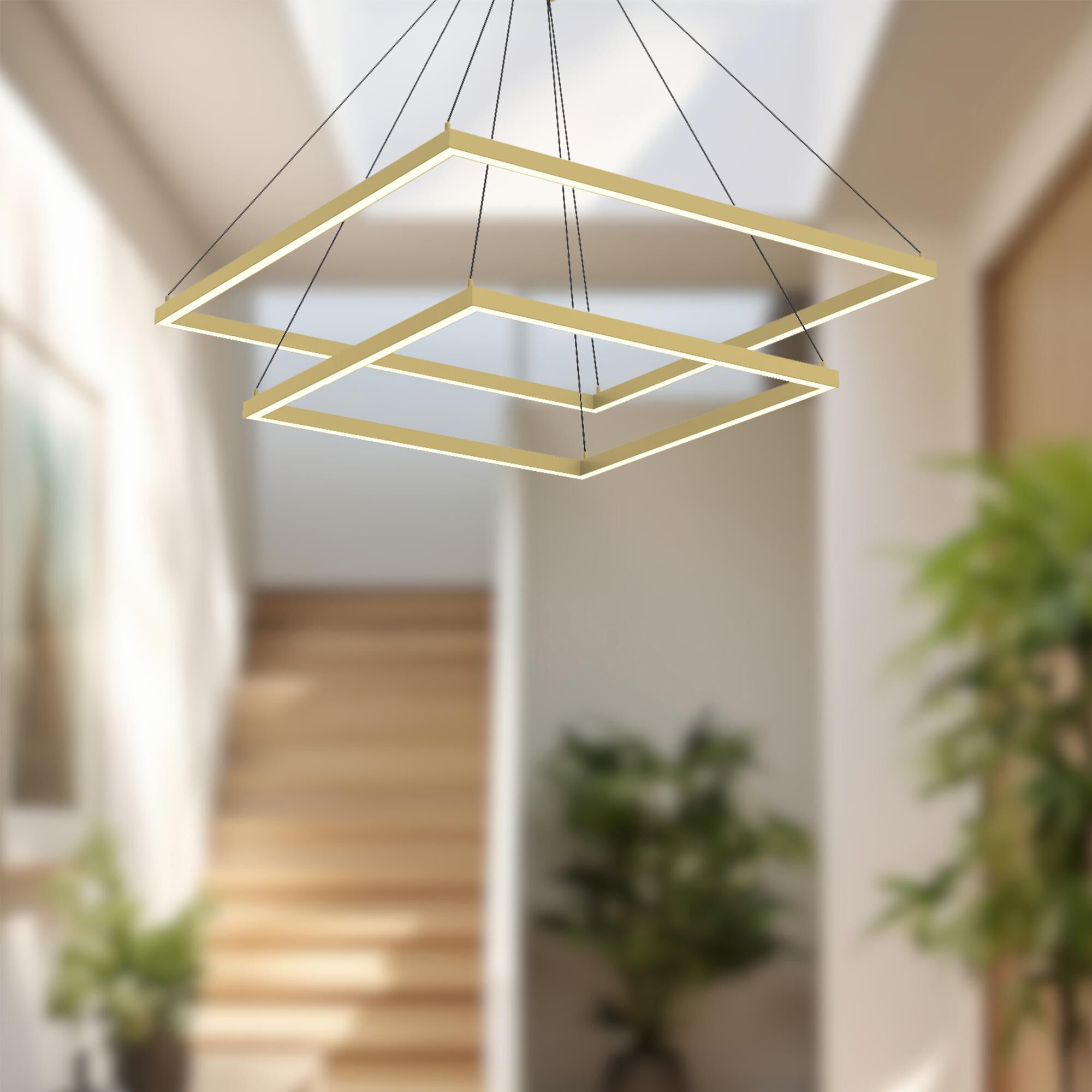 Shown in Brushed Gold finish