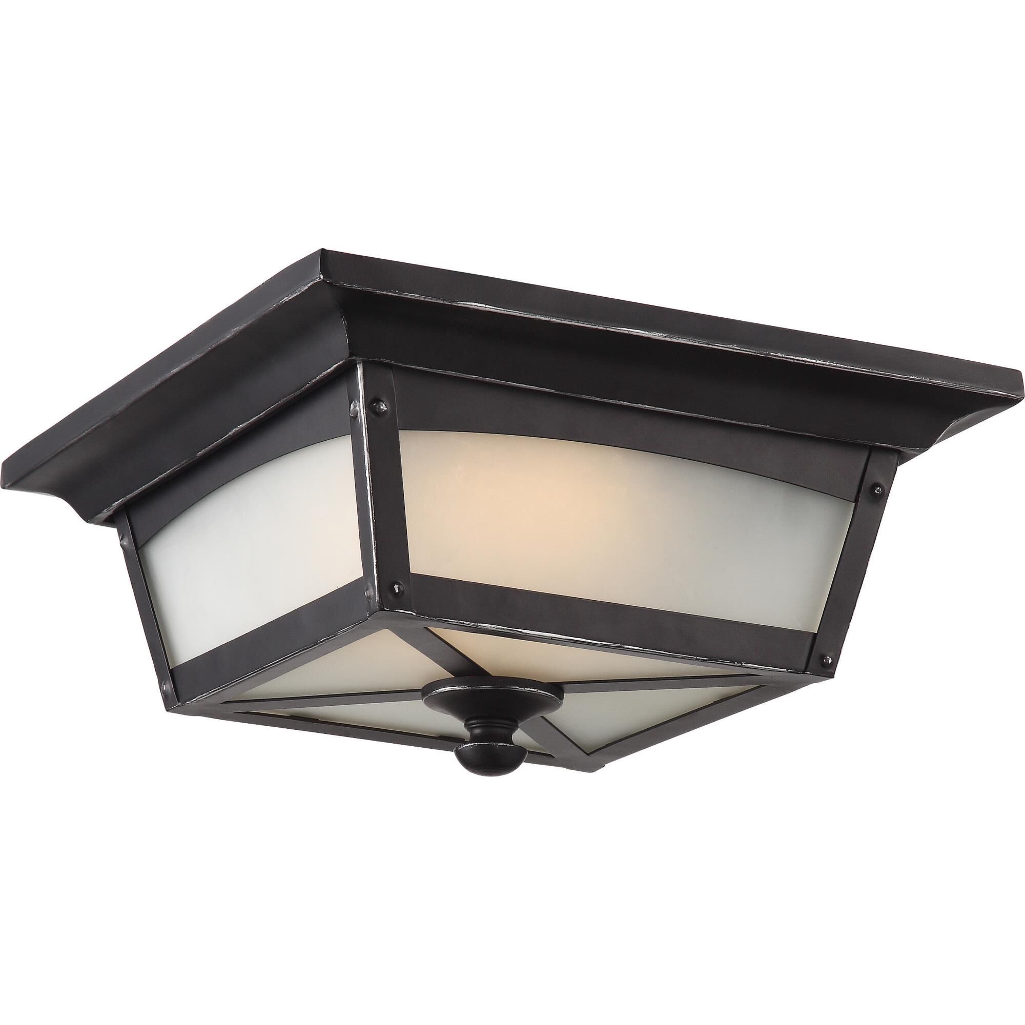 Essex 11 Inch 1 Light LED Outdoor Flush Mount Capitol Lighting