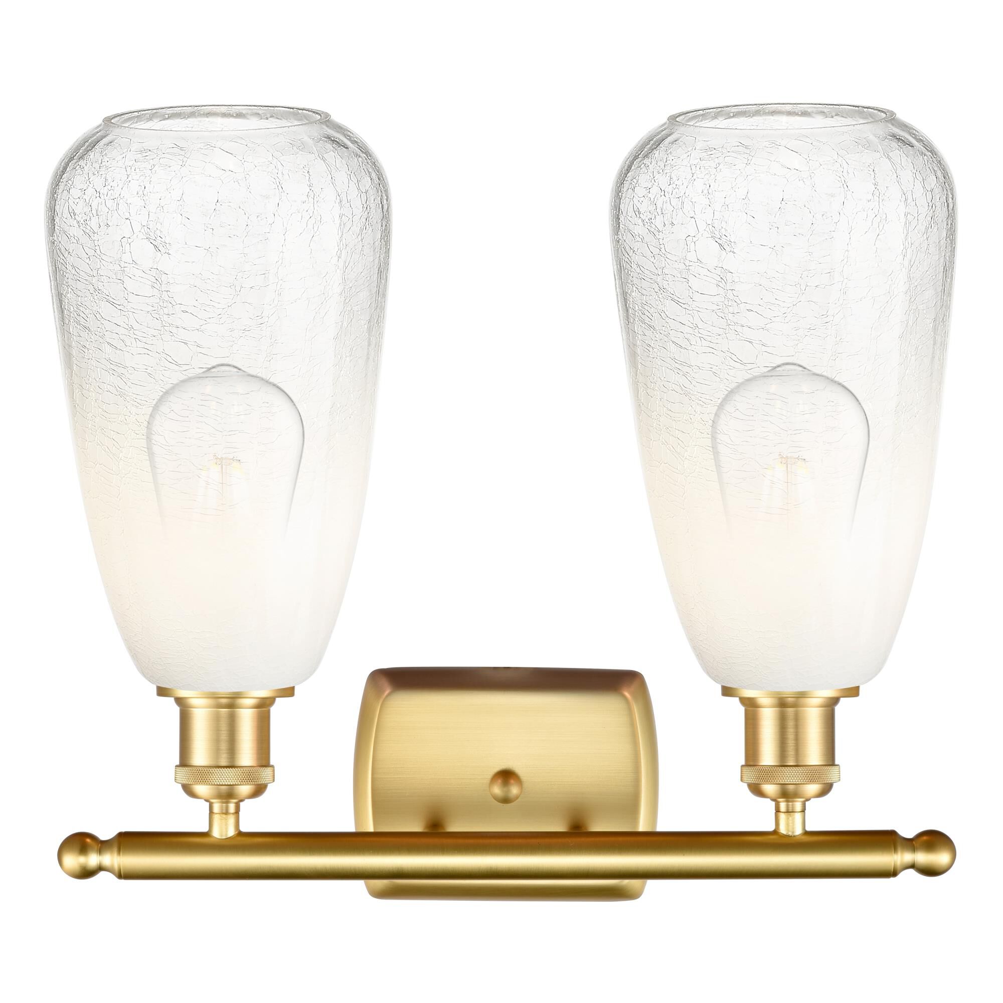 Shown in Satin Gold finish and Opal glass