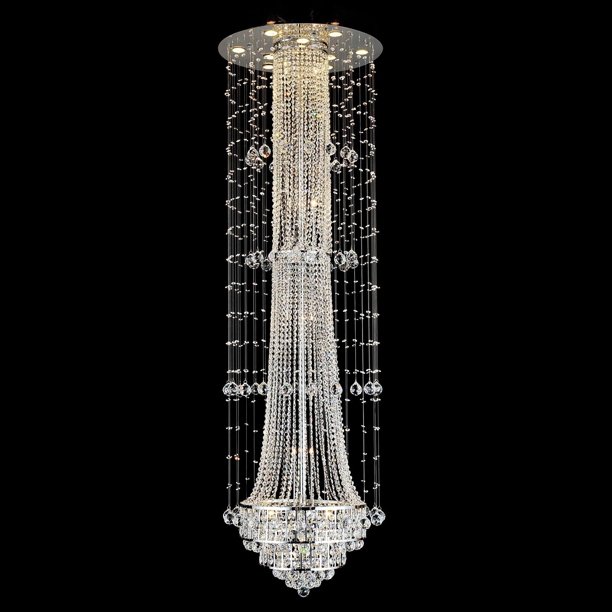 Hallway 32 Inch 18 Light Flush Mount by CWI Lighting