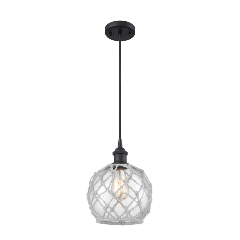 Innovations Lighting Bruno Marashlian Farmhouse Rope 8 Inch Mini Pendant