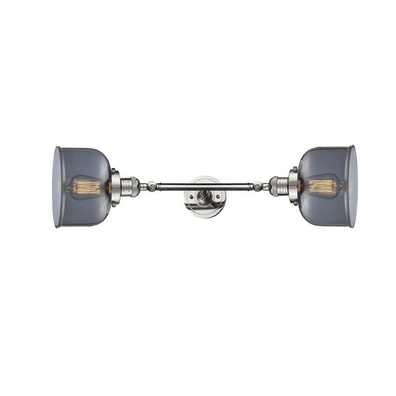 Bruno Marashlian Large Bell 19 Inch 2 Light Bath Vanity Light by Innovations Lighting