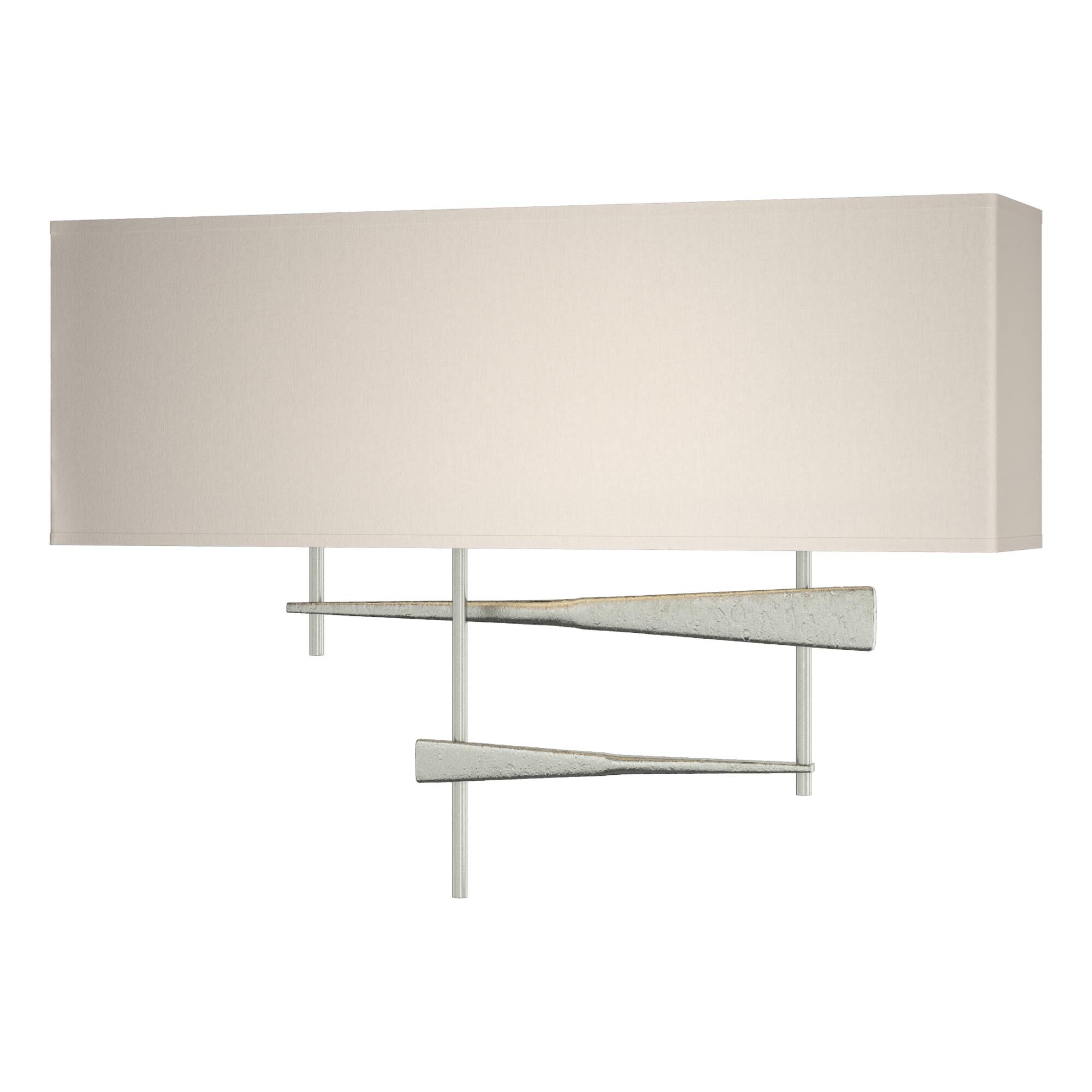 Shown in Sterling finish and Flax shade